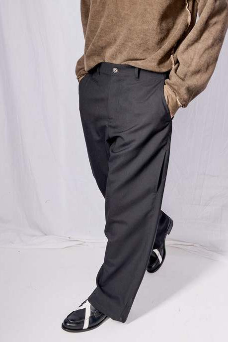 Black Suiting Full Pant