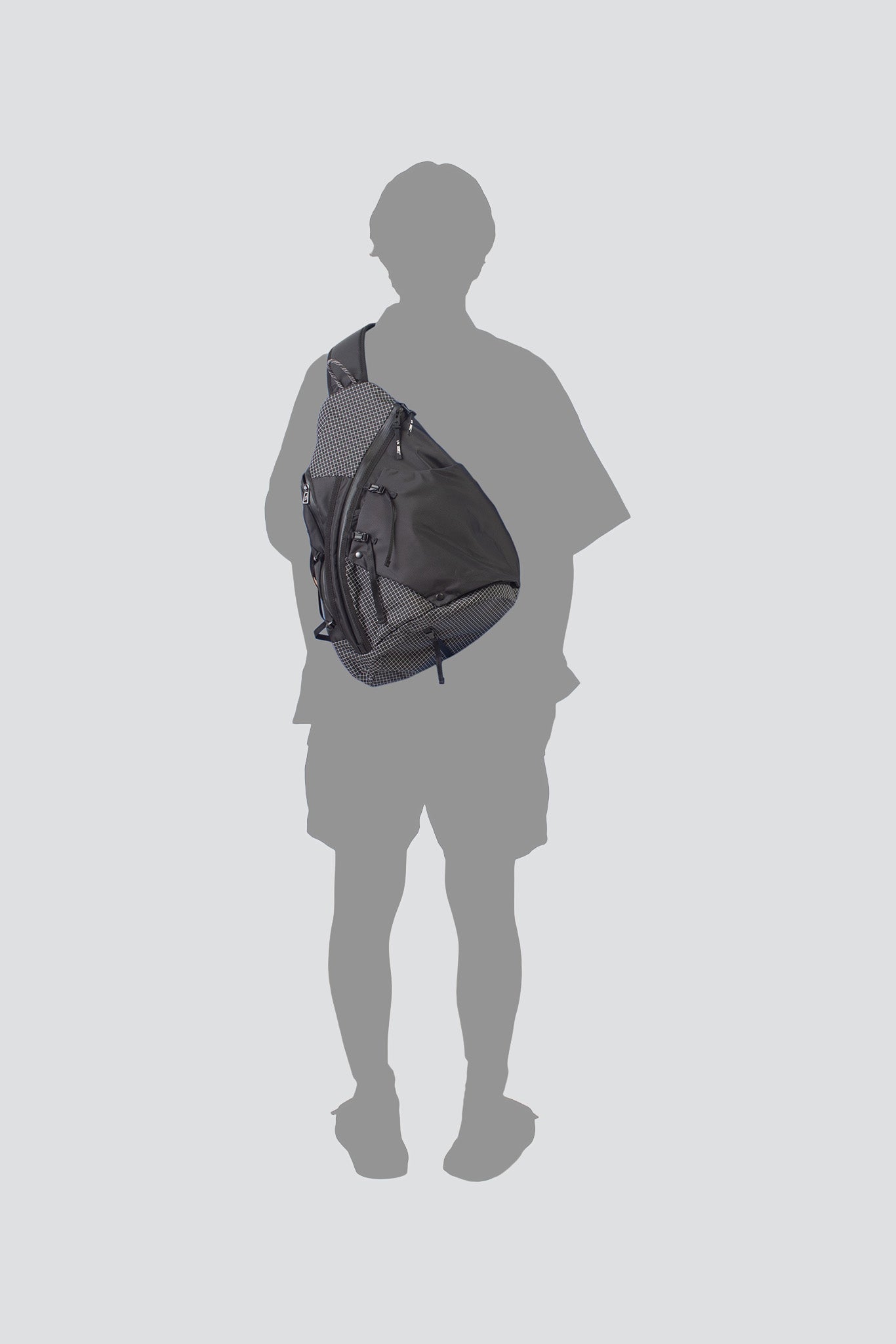Black 3Points Slinger Bag