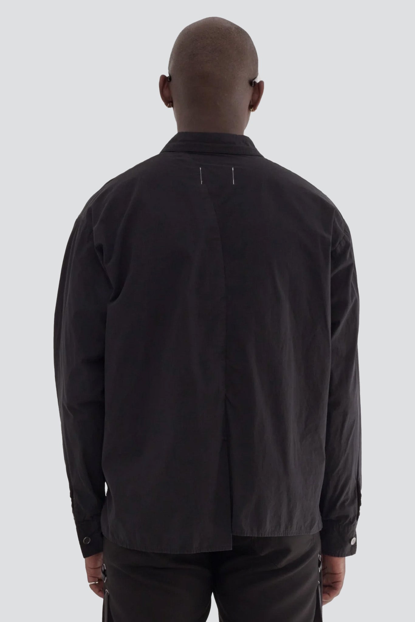 Black Asymmetric Shirt