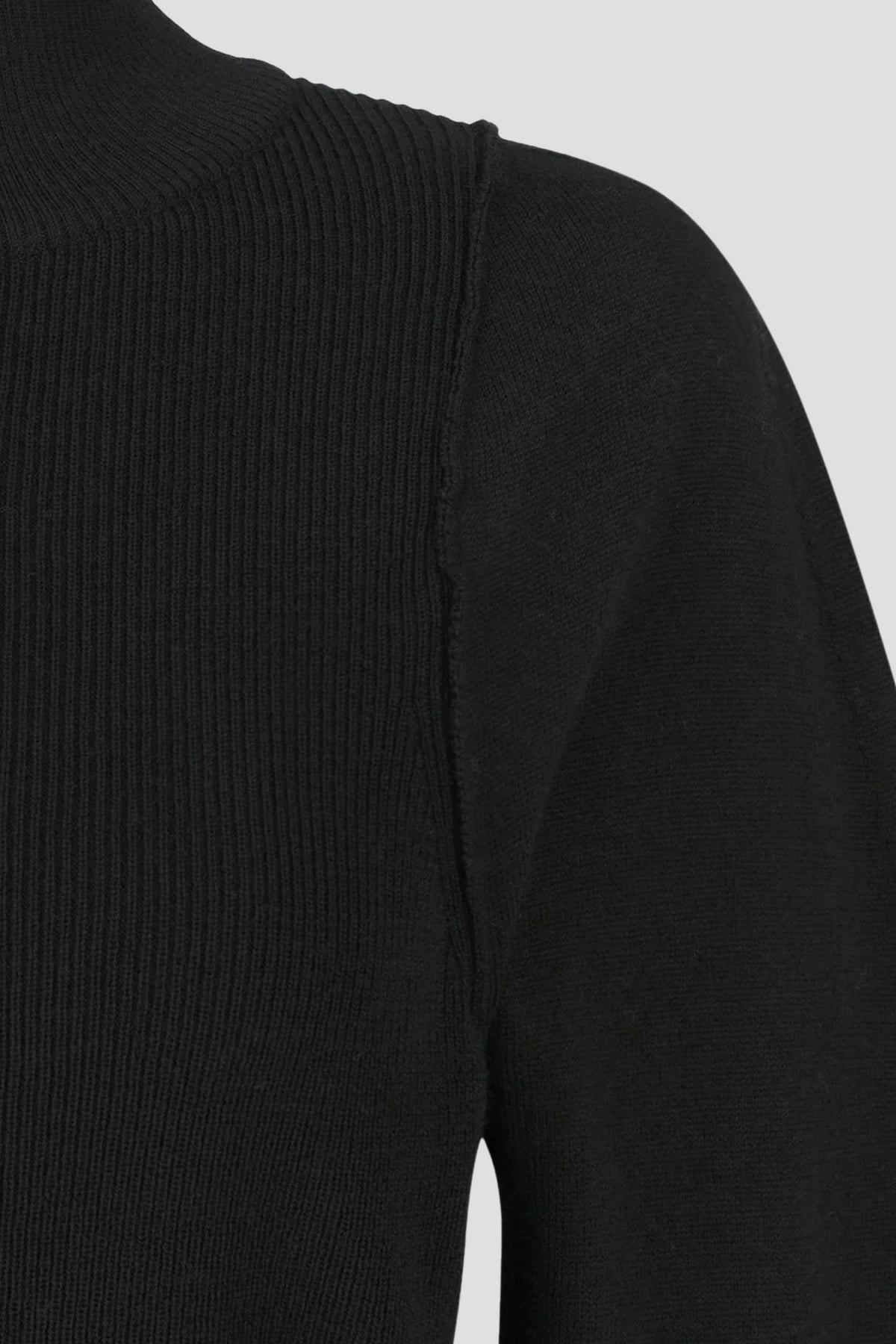 Black Blocking Button Up Cardigan