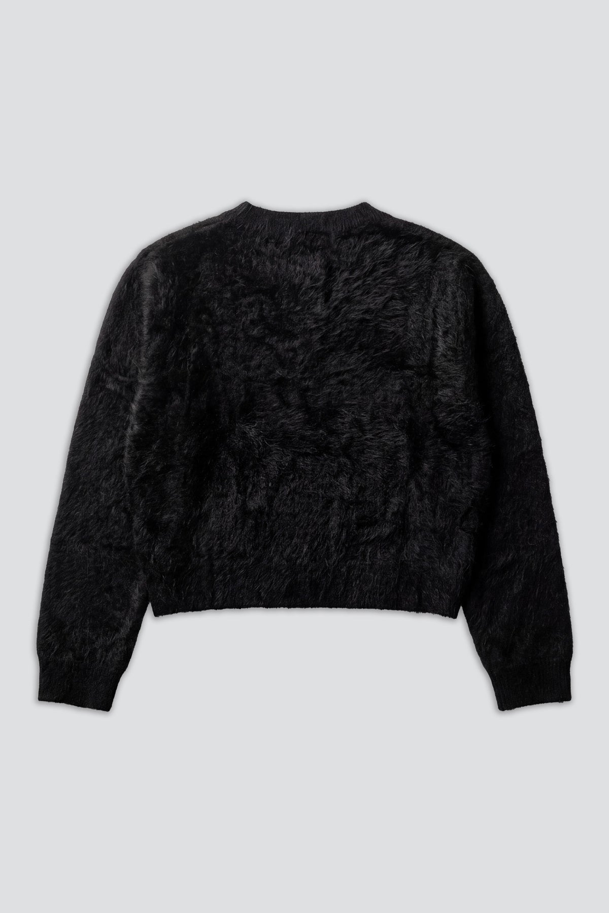 Black Brushed Longsleeve Sweater