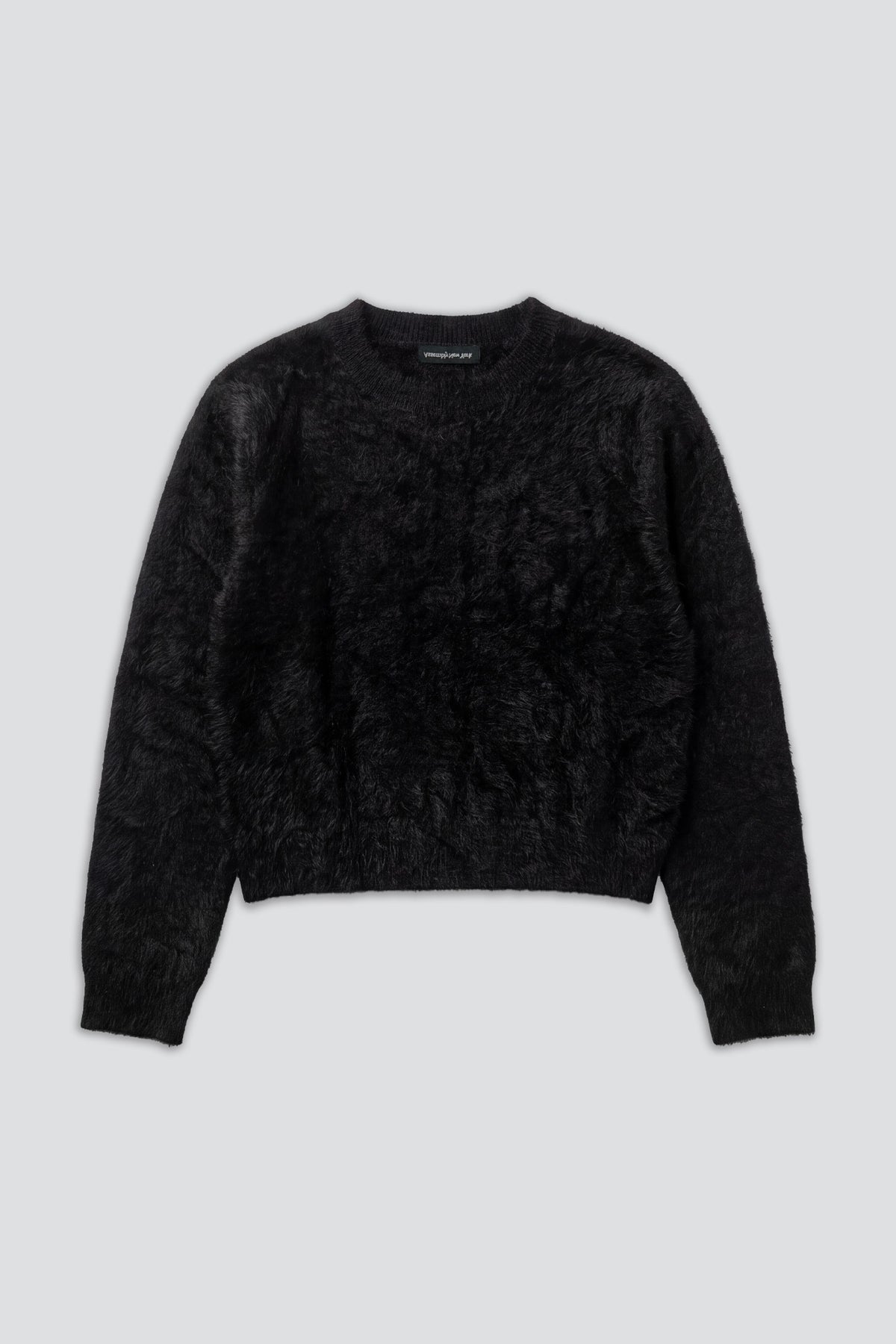 Black Brushed Longsleeve Sweater