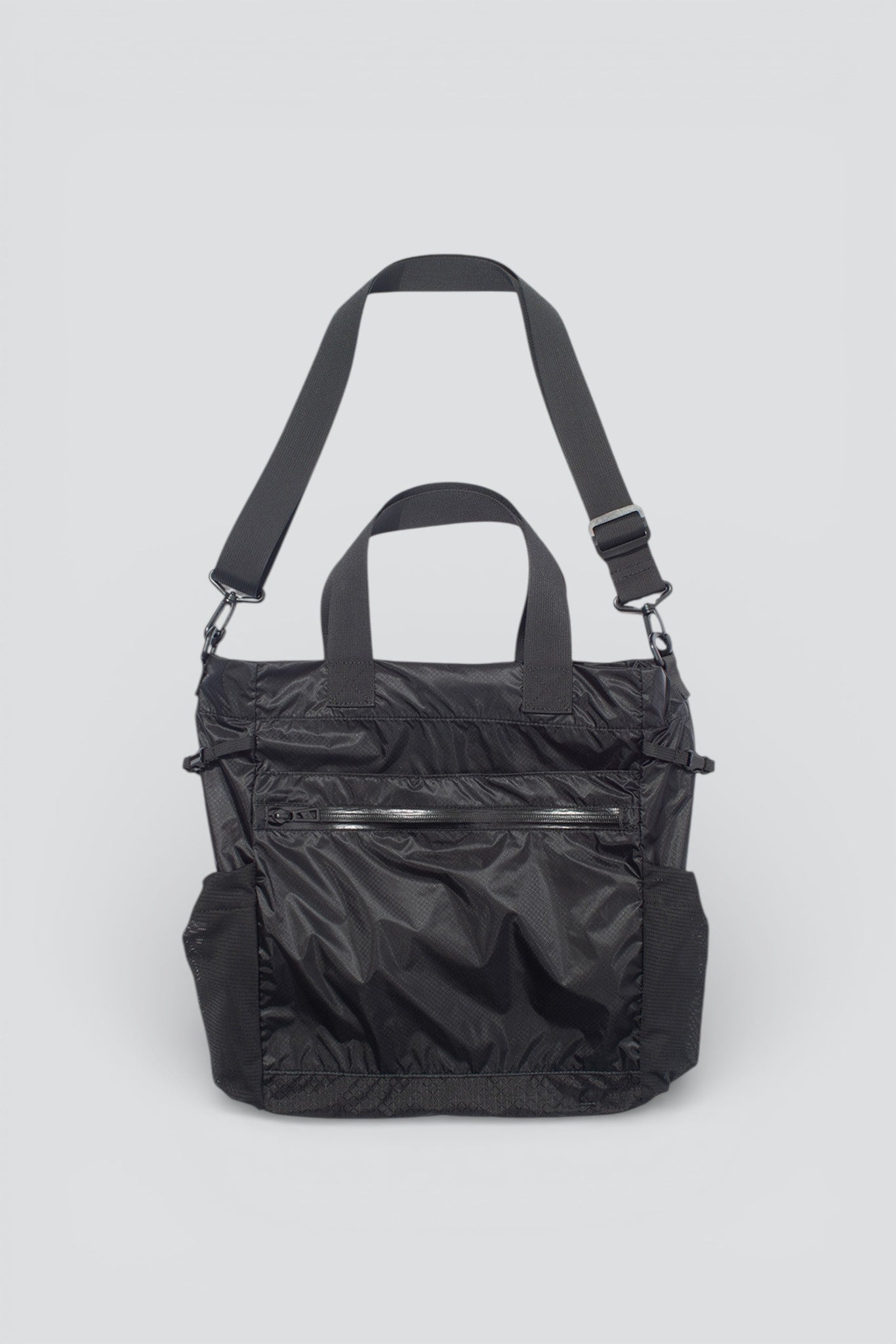 Black Cordura Sil Nylon 2Way Tote