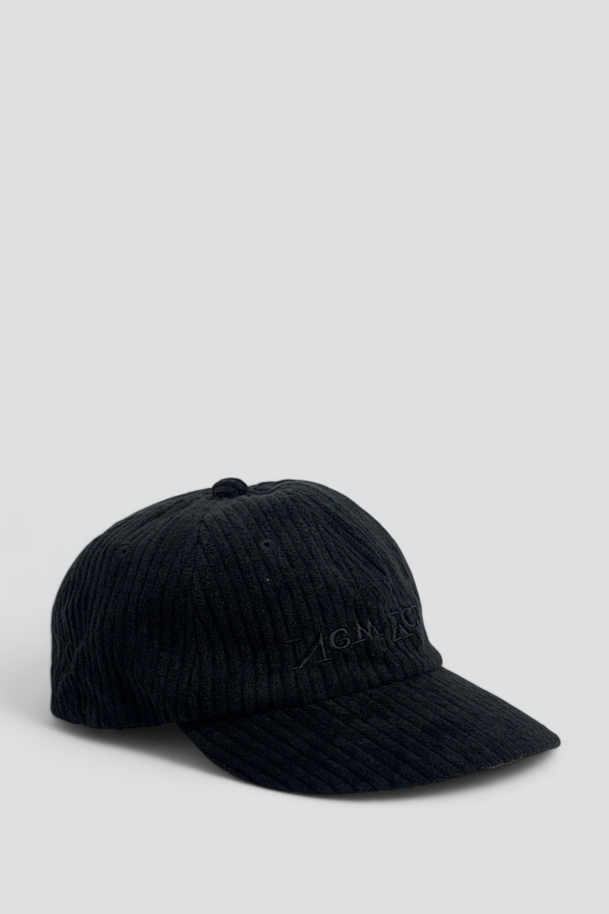 New York Embroidered Hat - Black Corduroy