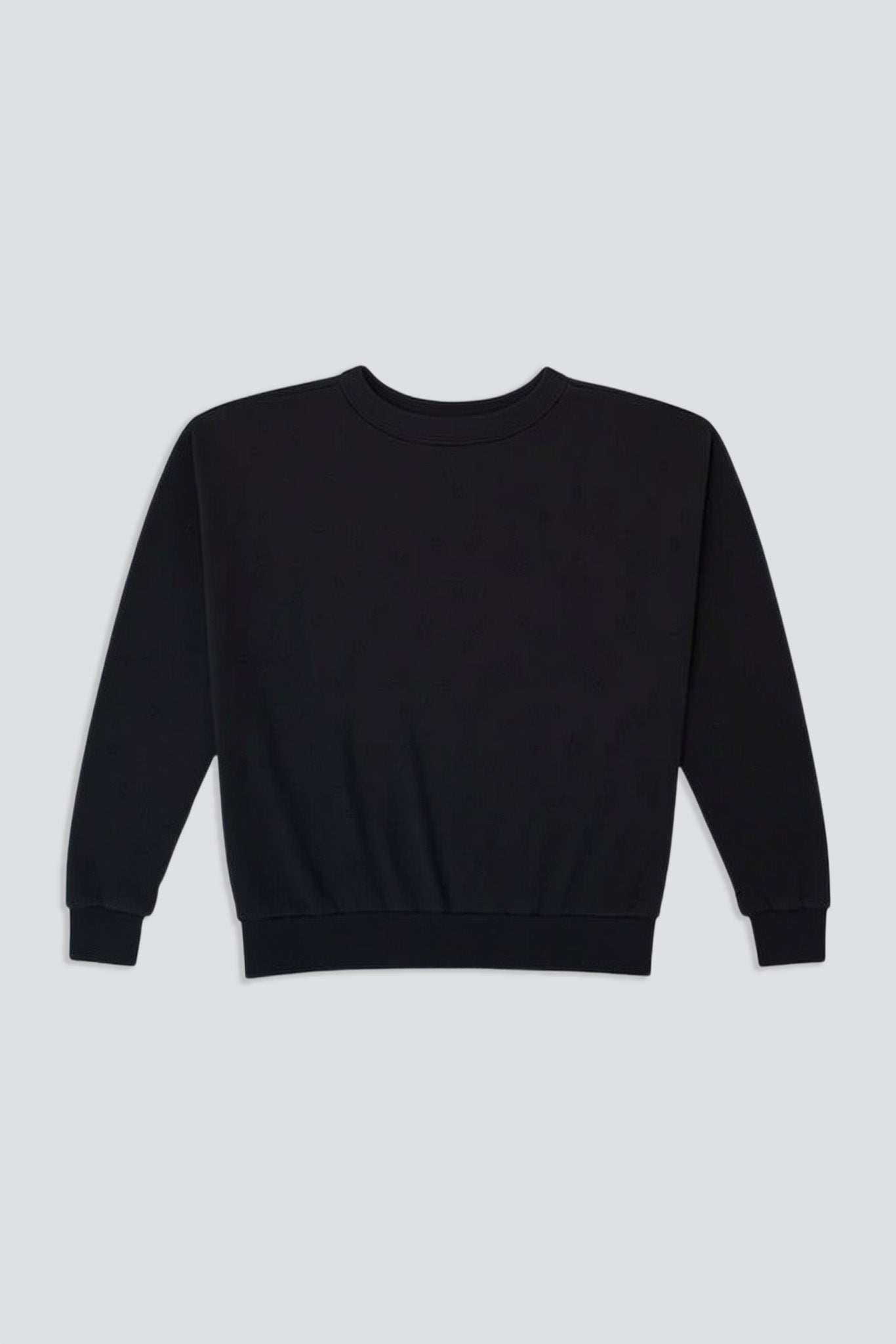 Black Crux Cropped Sweatshirt
