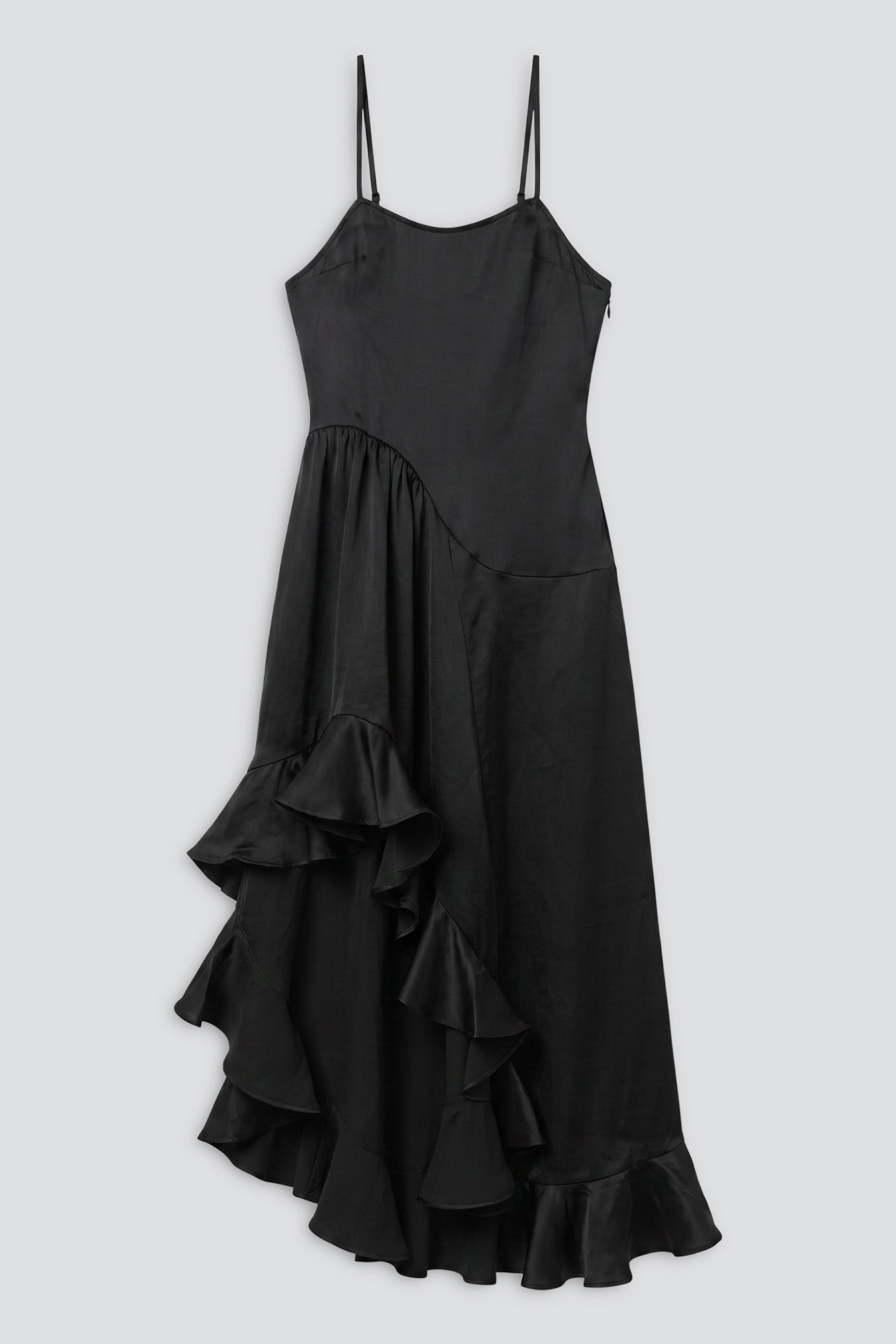 Black Eco Acetate Florist Dress