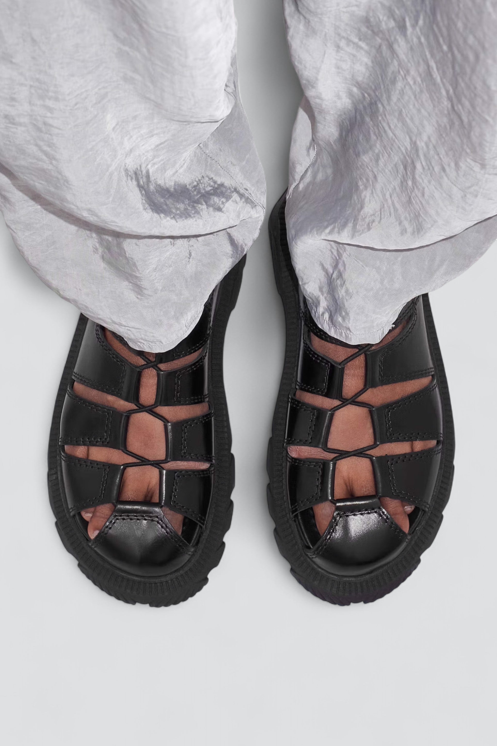 Black Eunice Sandals