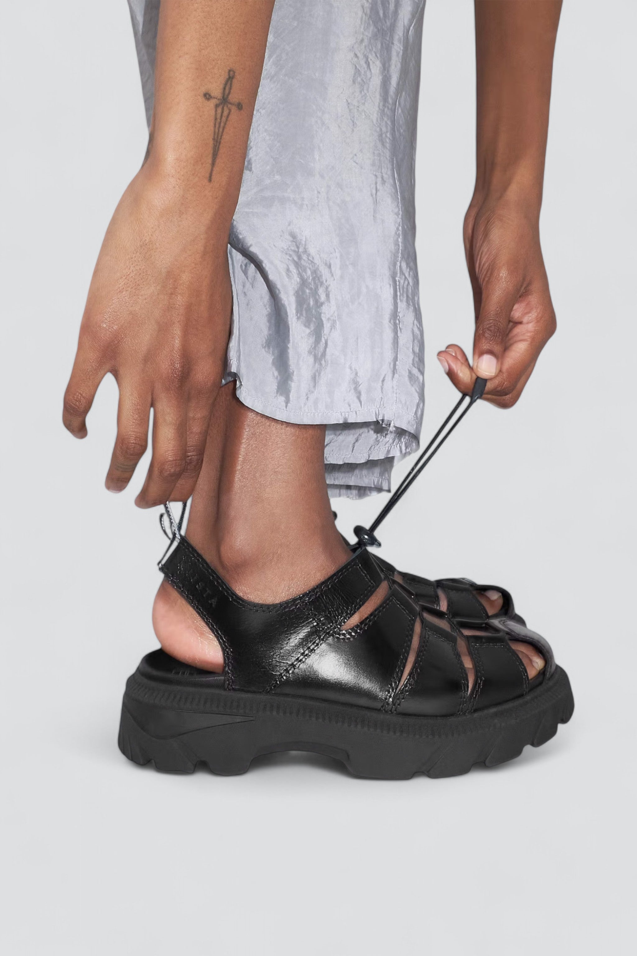 Black Eunice Sandals