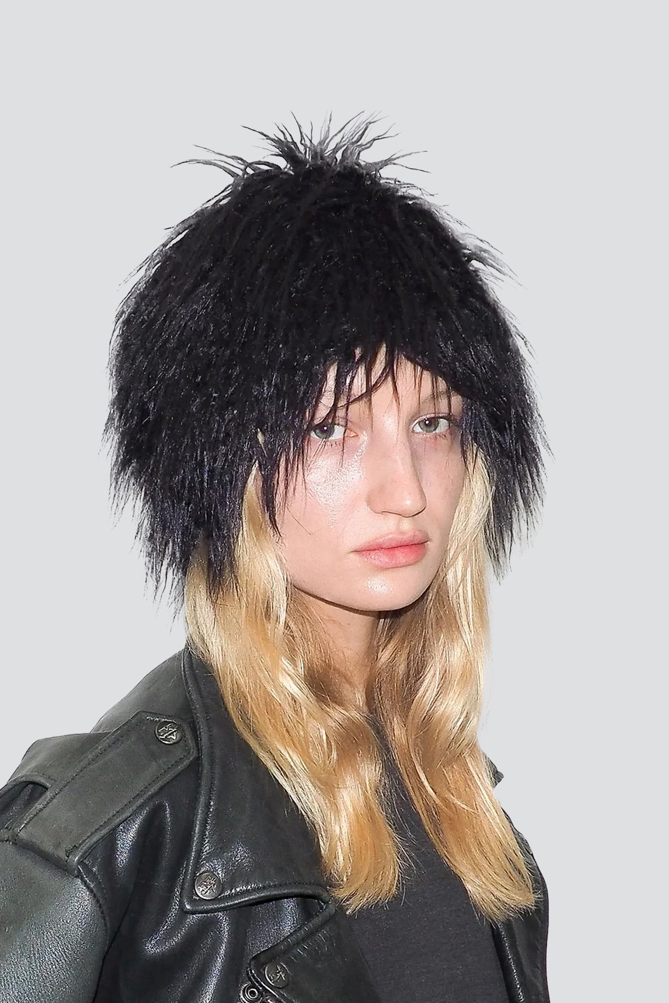 Black Faux Yak Toque