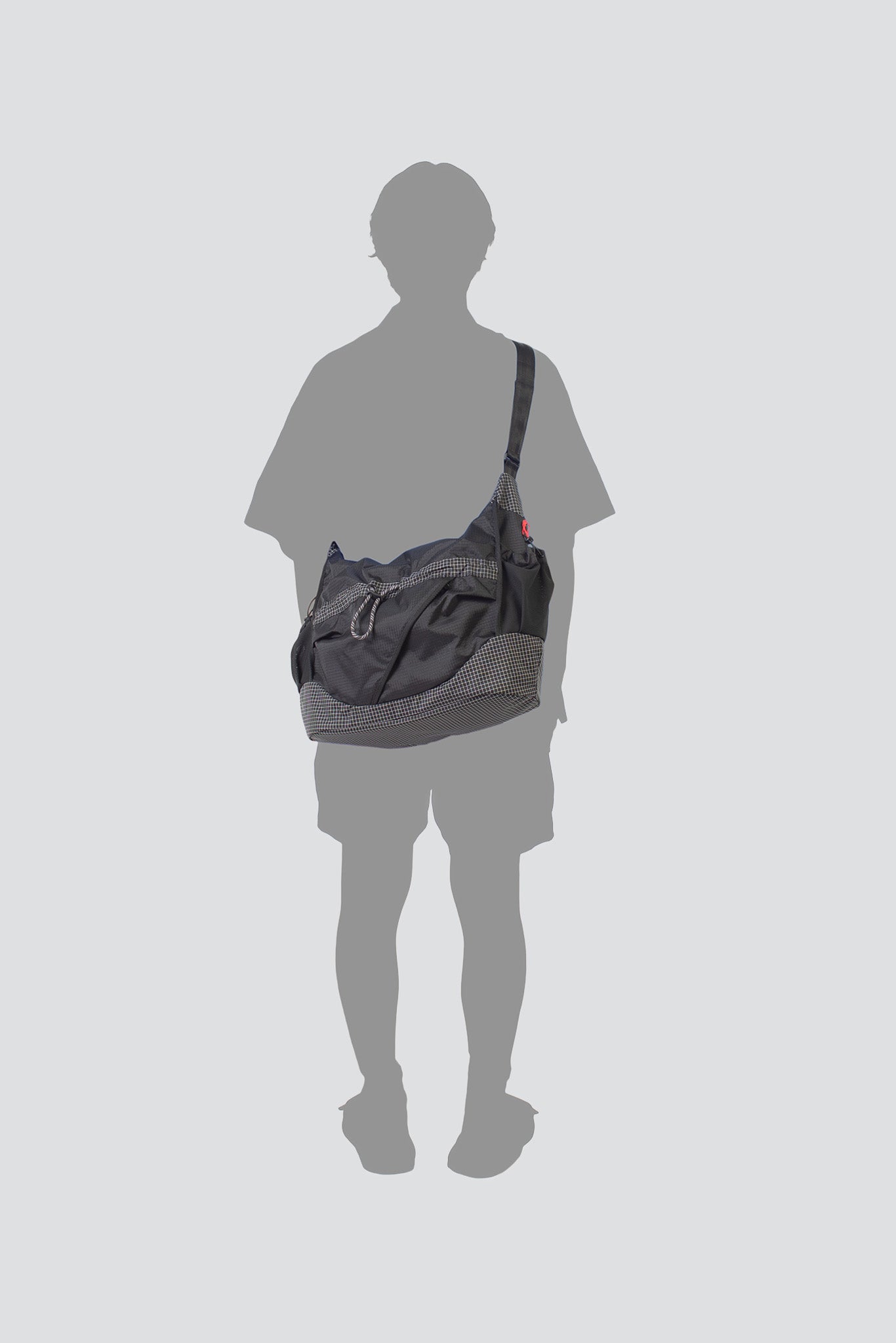 Black Furoshiki 2Way Shoulder Bag
