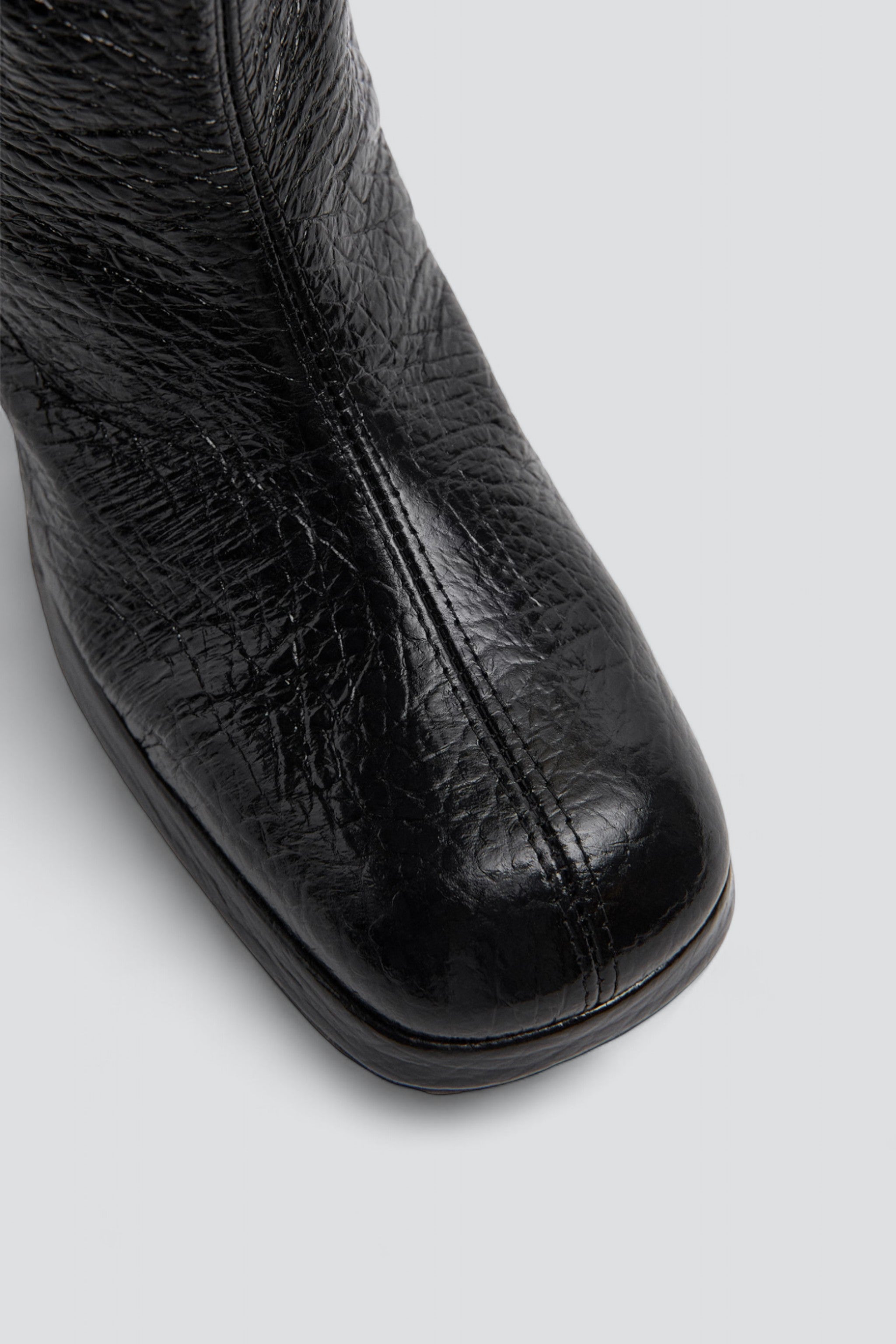 Black Grain Tundra Tall Boots