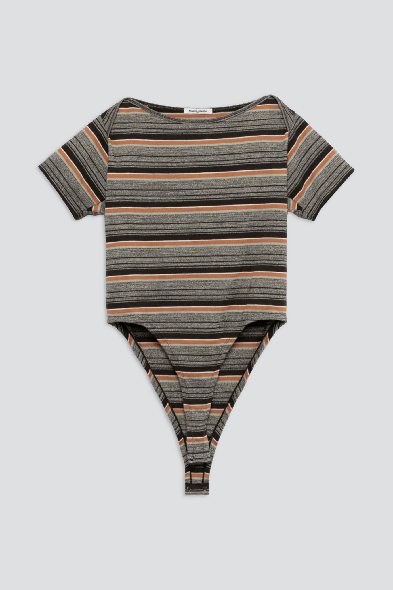 Black Grandelle Multi Stripe Bodysuit