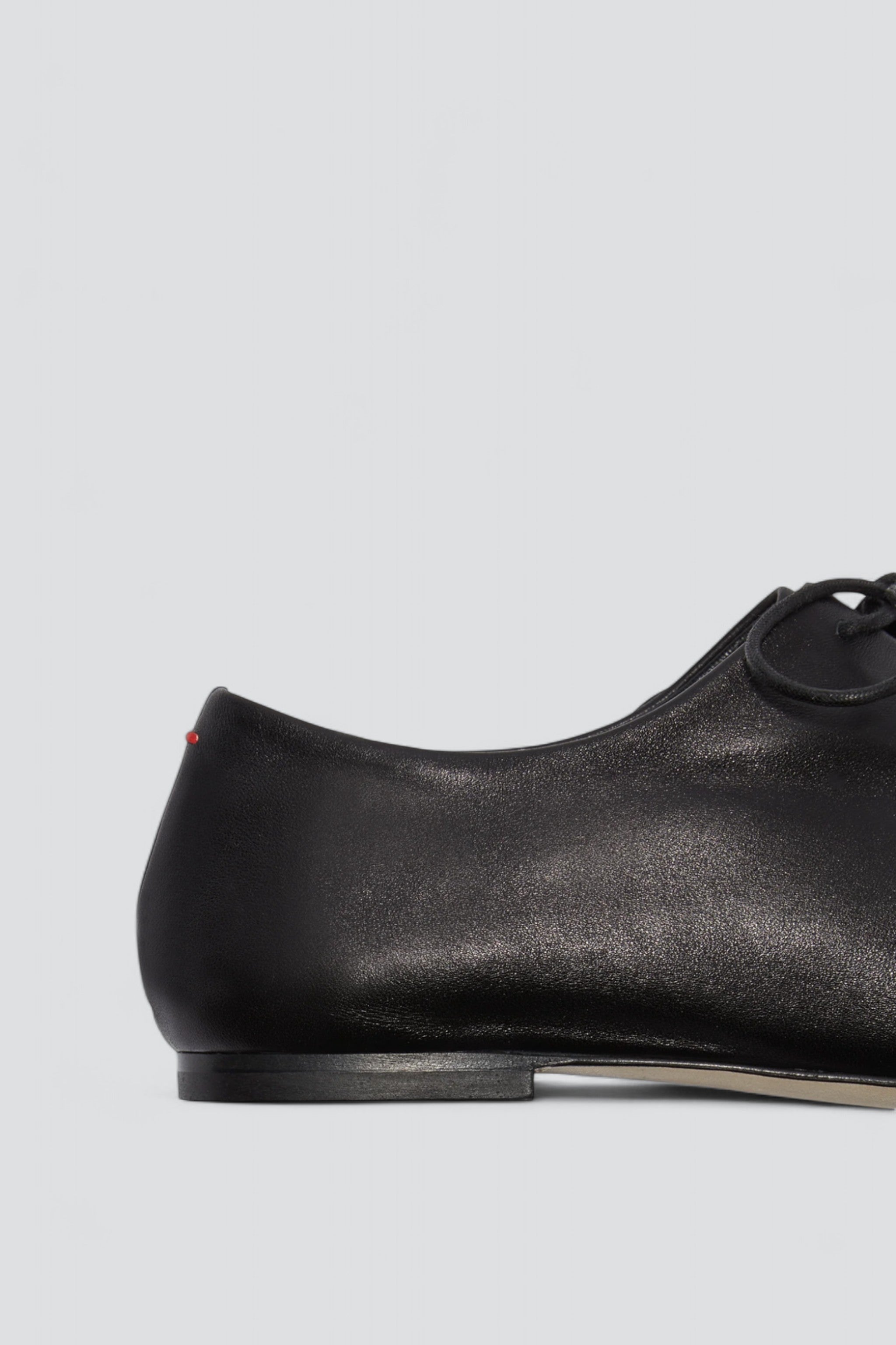 Black Isla Lace-Up Flats