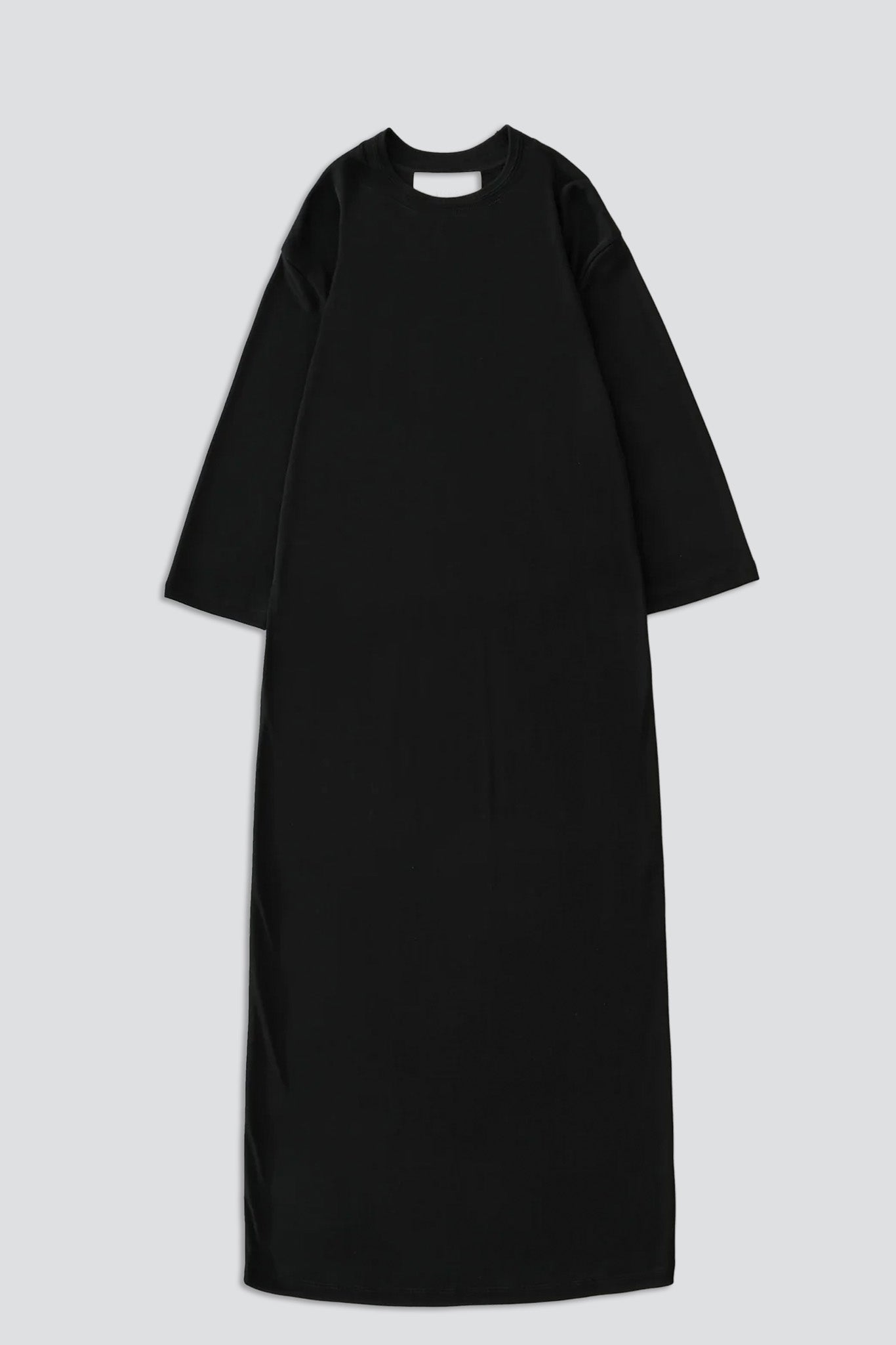 Black Jersey T-Shirt Dress