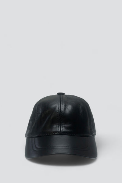 BlackLeatherBaseballCap-  display picture 2
