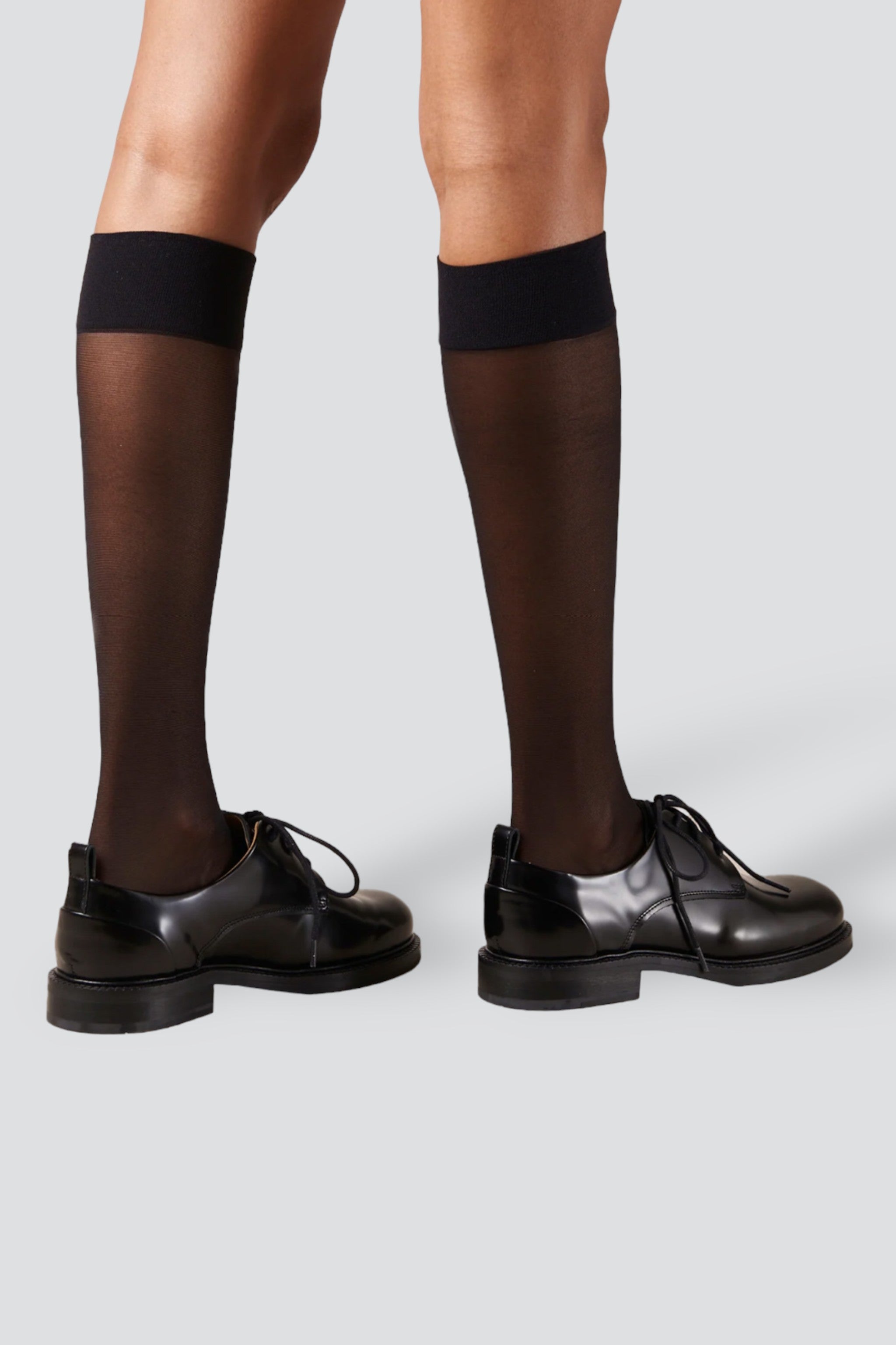 Black Leather Langston Oxfords - ALOHAS – Assembly New York