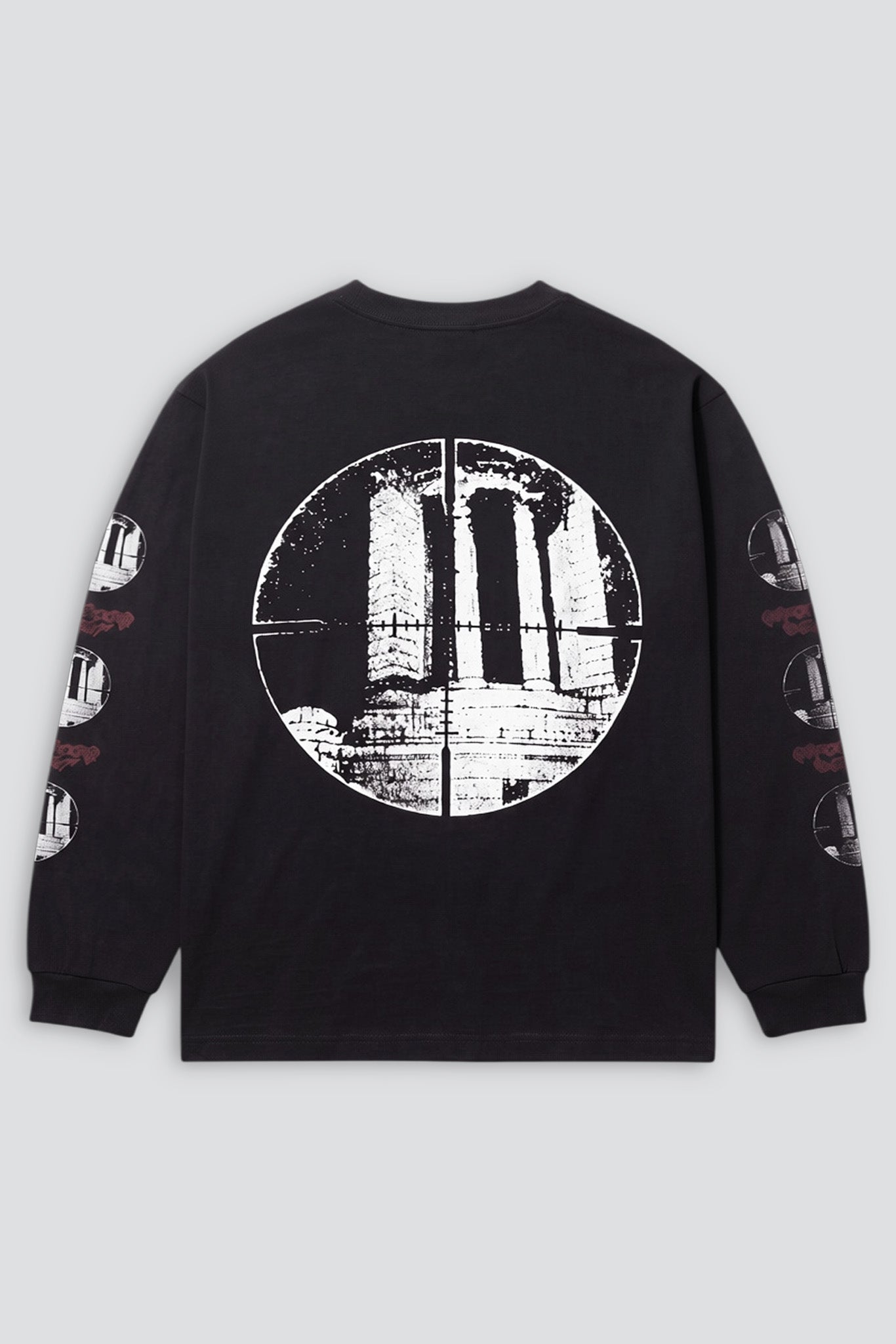 Vintage Black Wrecking Crew Long Sleeve Tee
