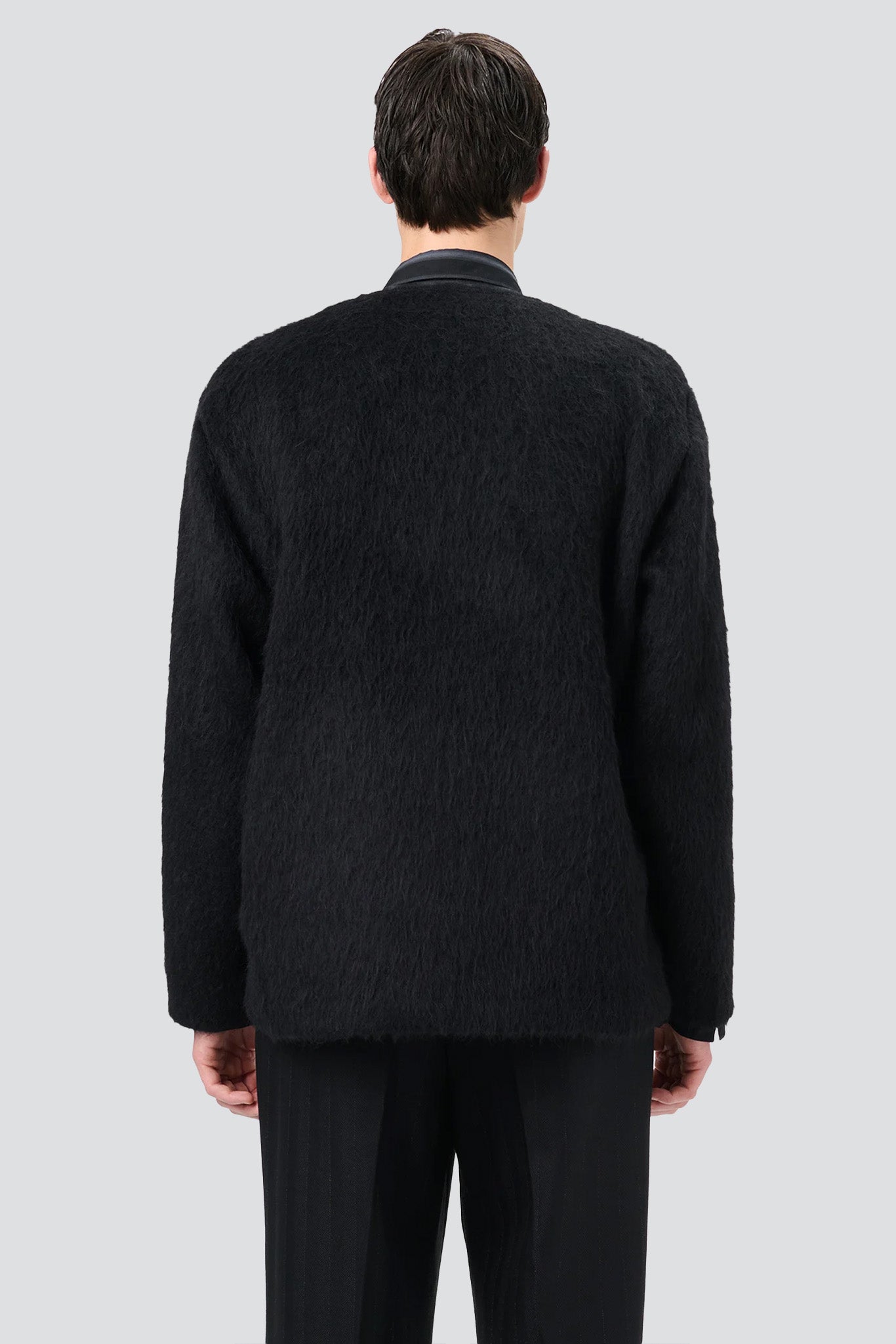 アウターその他 ROCKCAKE Nickel Button Mohair Cardigan Charcoal RC23KN00100 Black Mohair Cardigan - Our Legacy – Assembly New York