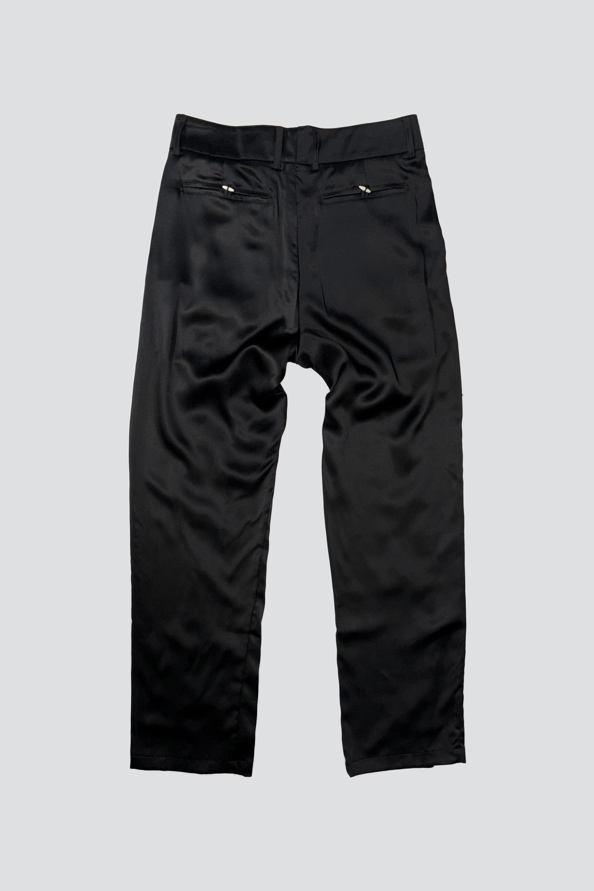 Black Montadito Silk Pants