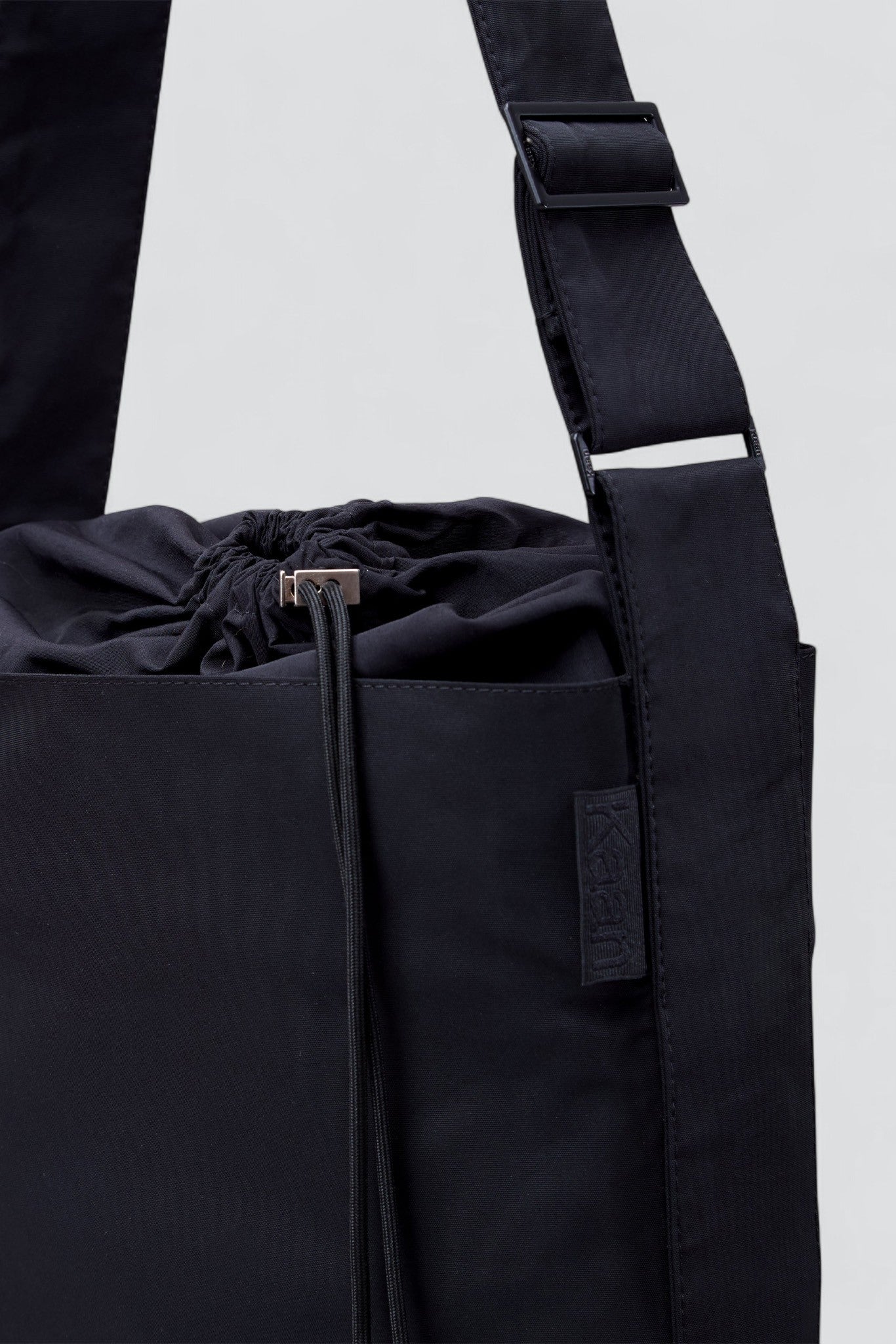 Black Nylon Crossbody