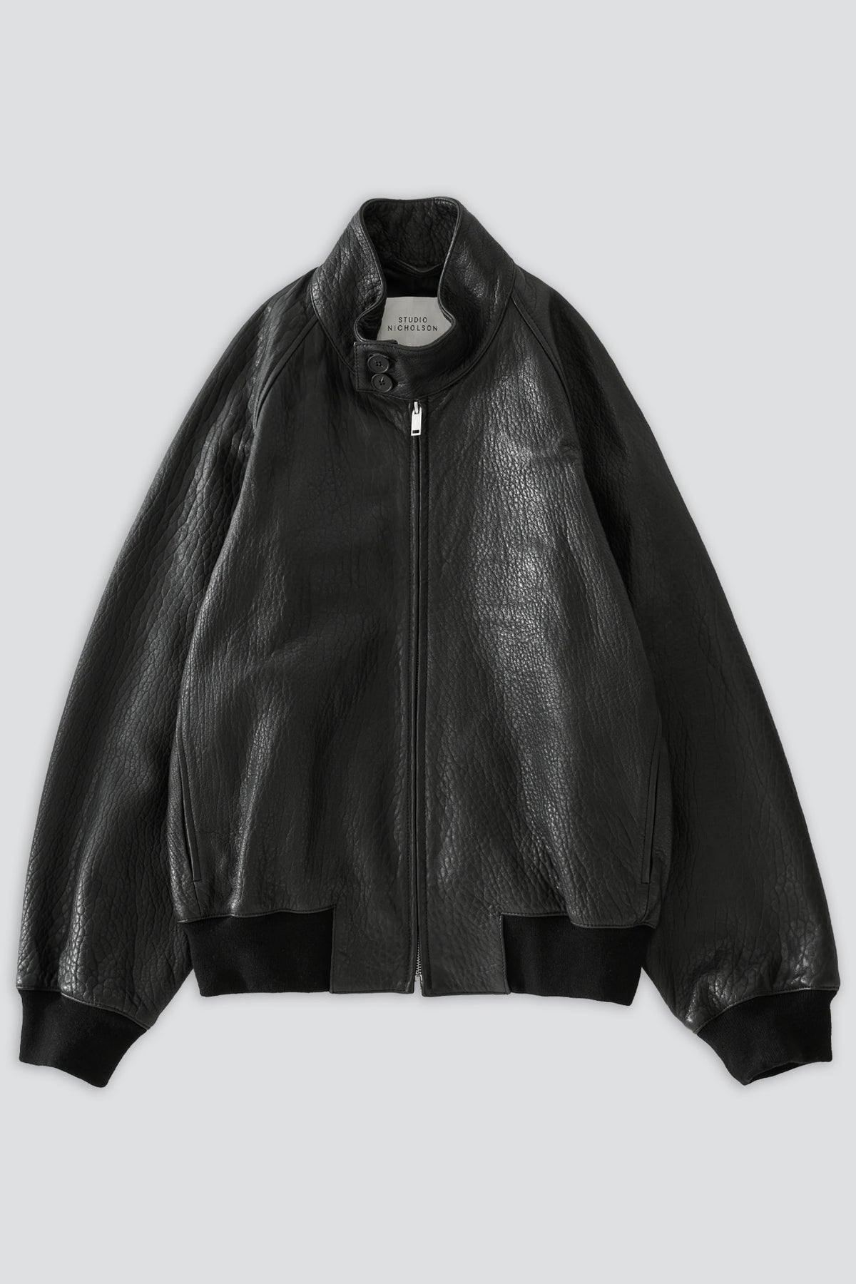 Black Over Leather Jacket