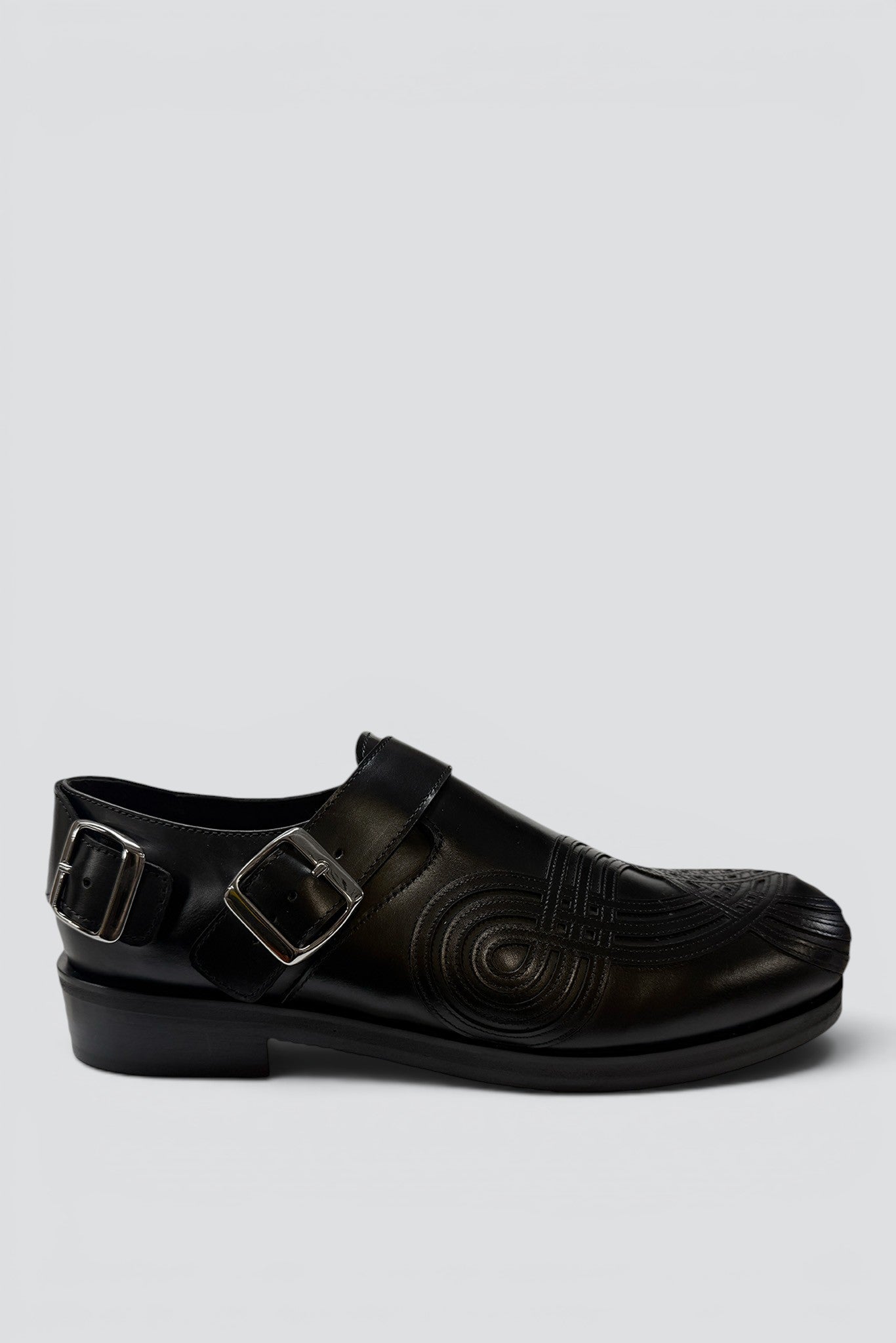 Black Polido Braided Biker Derby