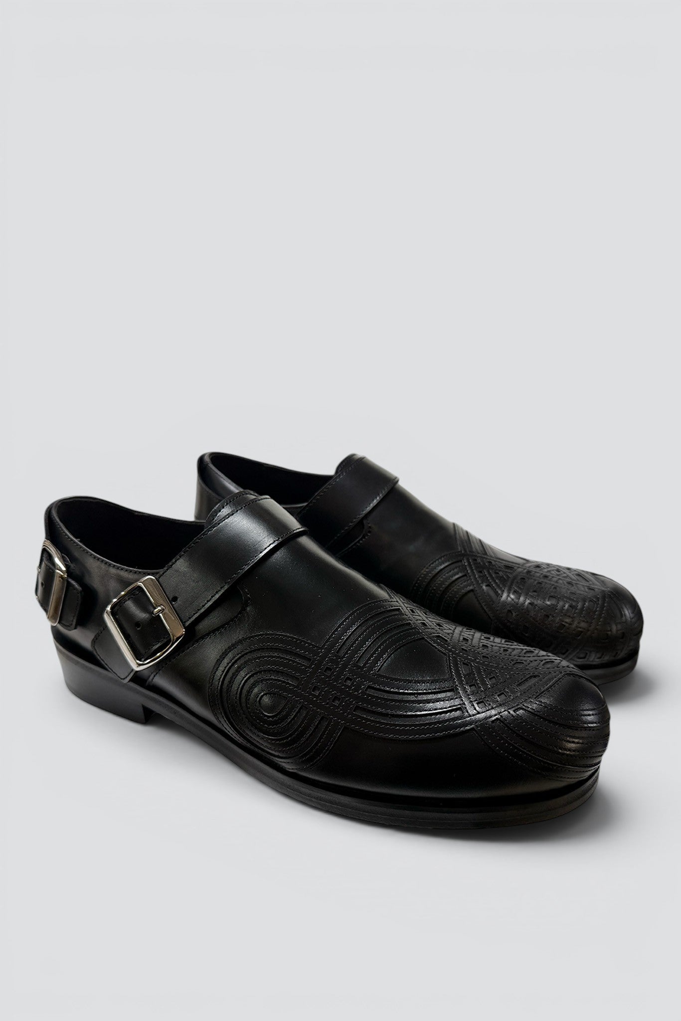 Black Polido Braided Biker Derby