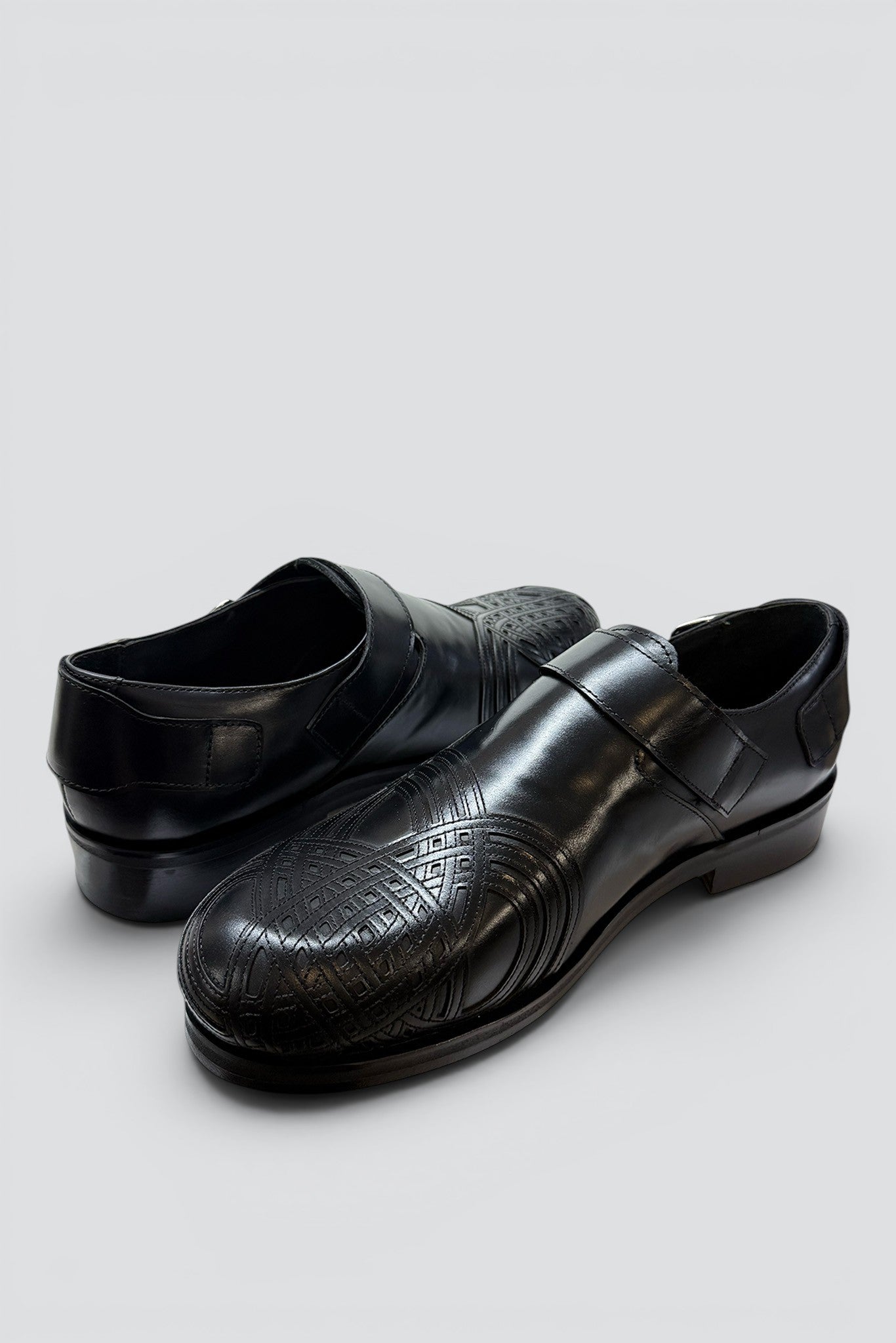 Black Polido Braided Biker Derby