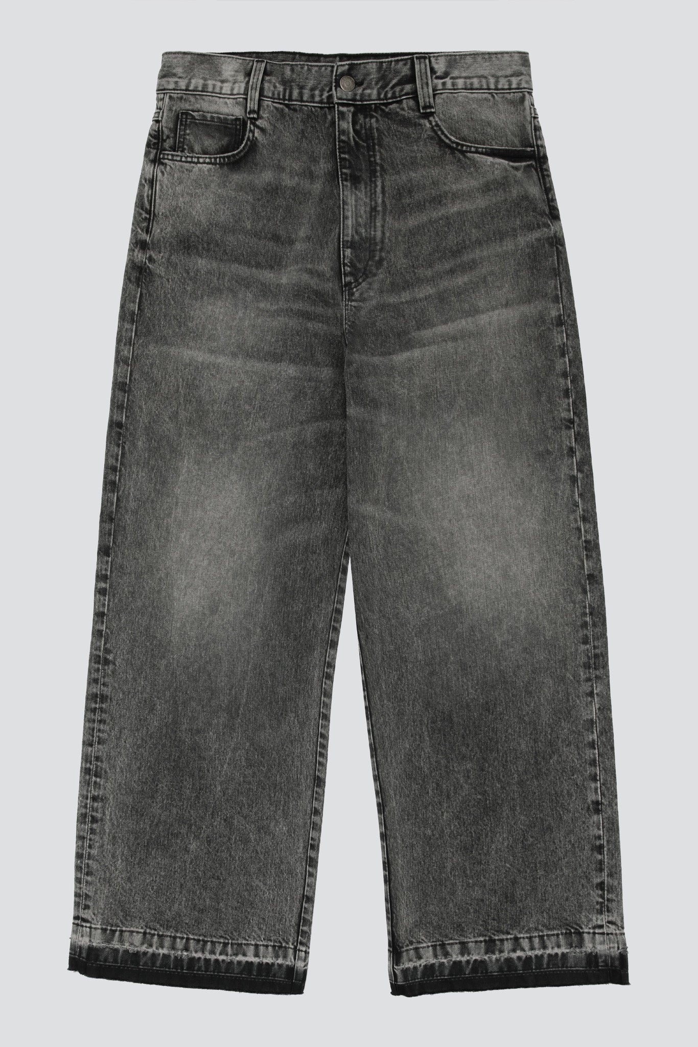 Black Printed 5 Pocket Jean