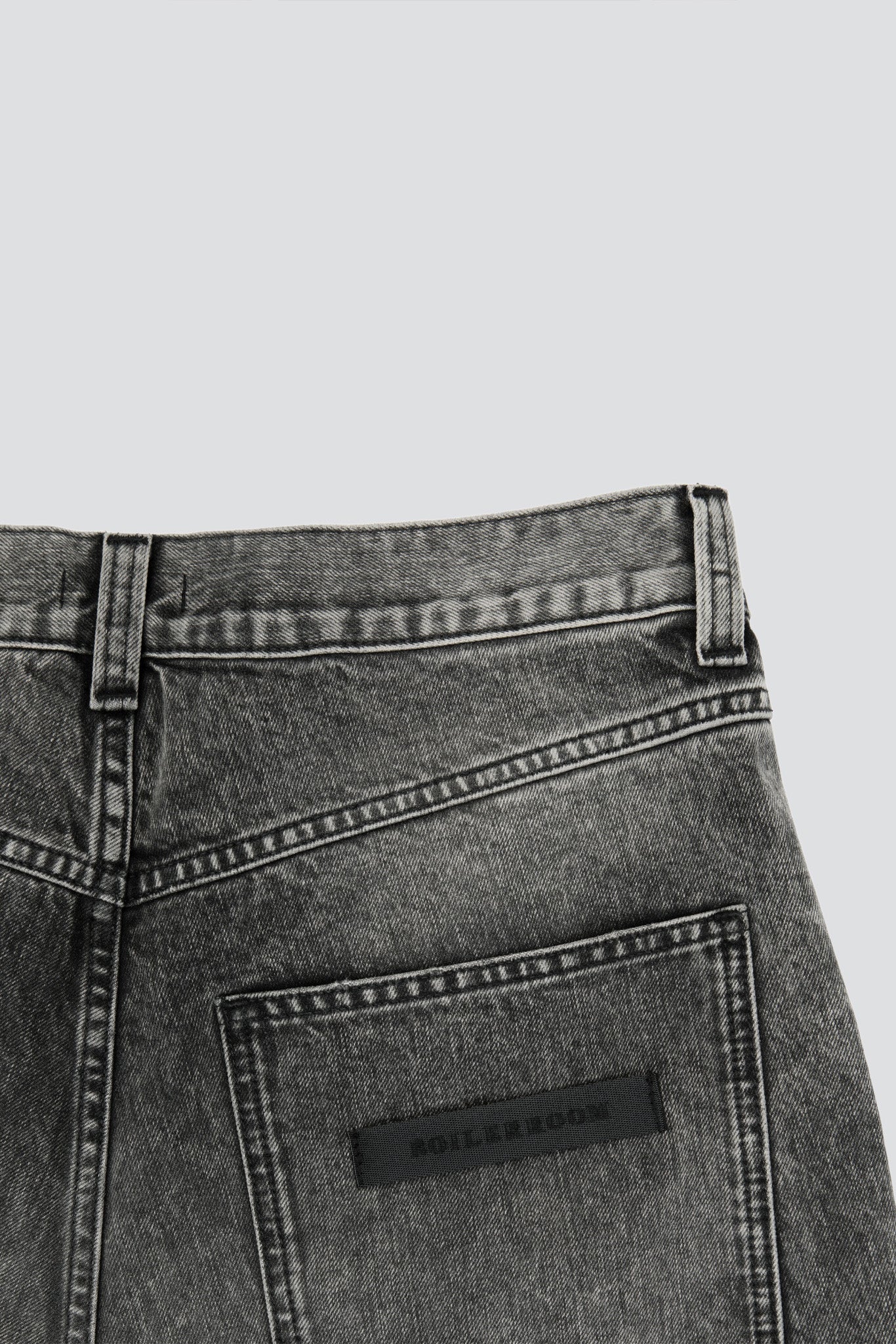 Black Printed 5 Pocket Jean
