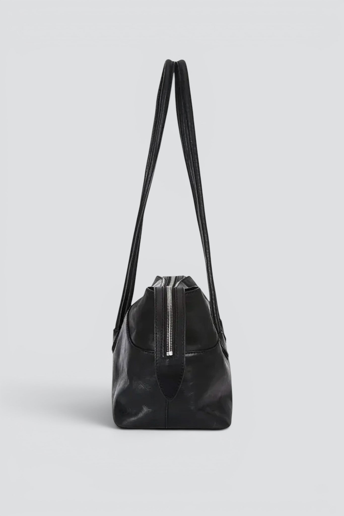 Black Pull-Up Boat Shopper Large Bag