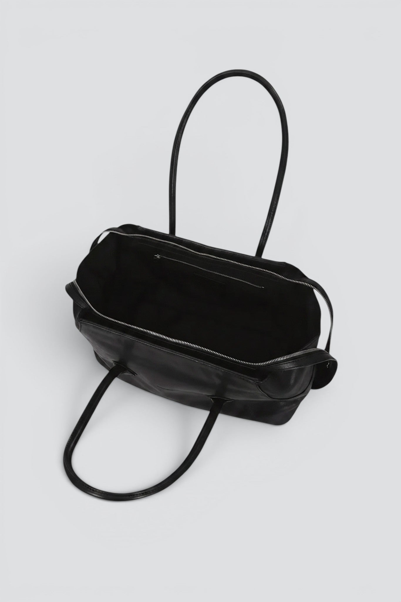 Black Pull-Up Boat Shopper Large Bag