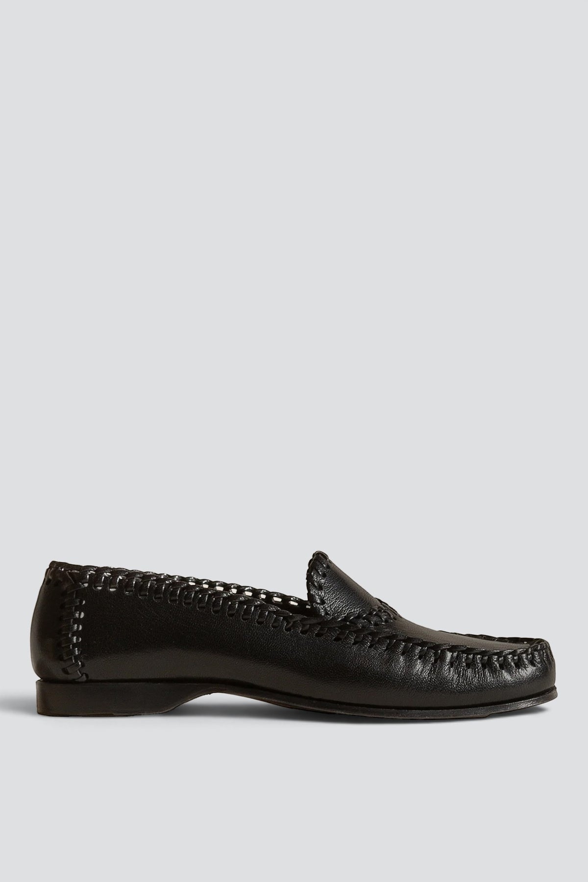 Black Sastre Supple Shiny Loafer