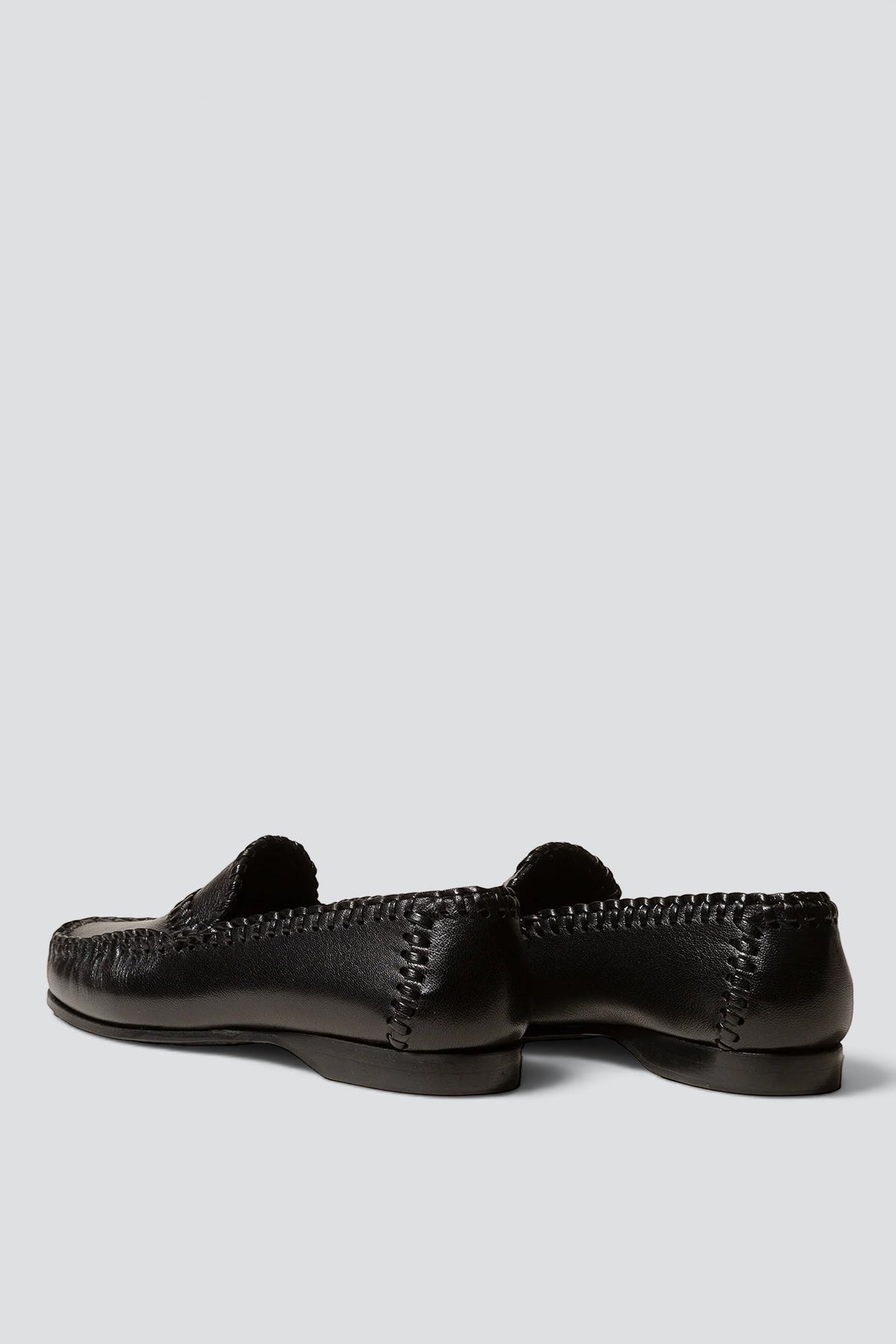 Black Sastre Supple Shiny Loafer