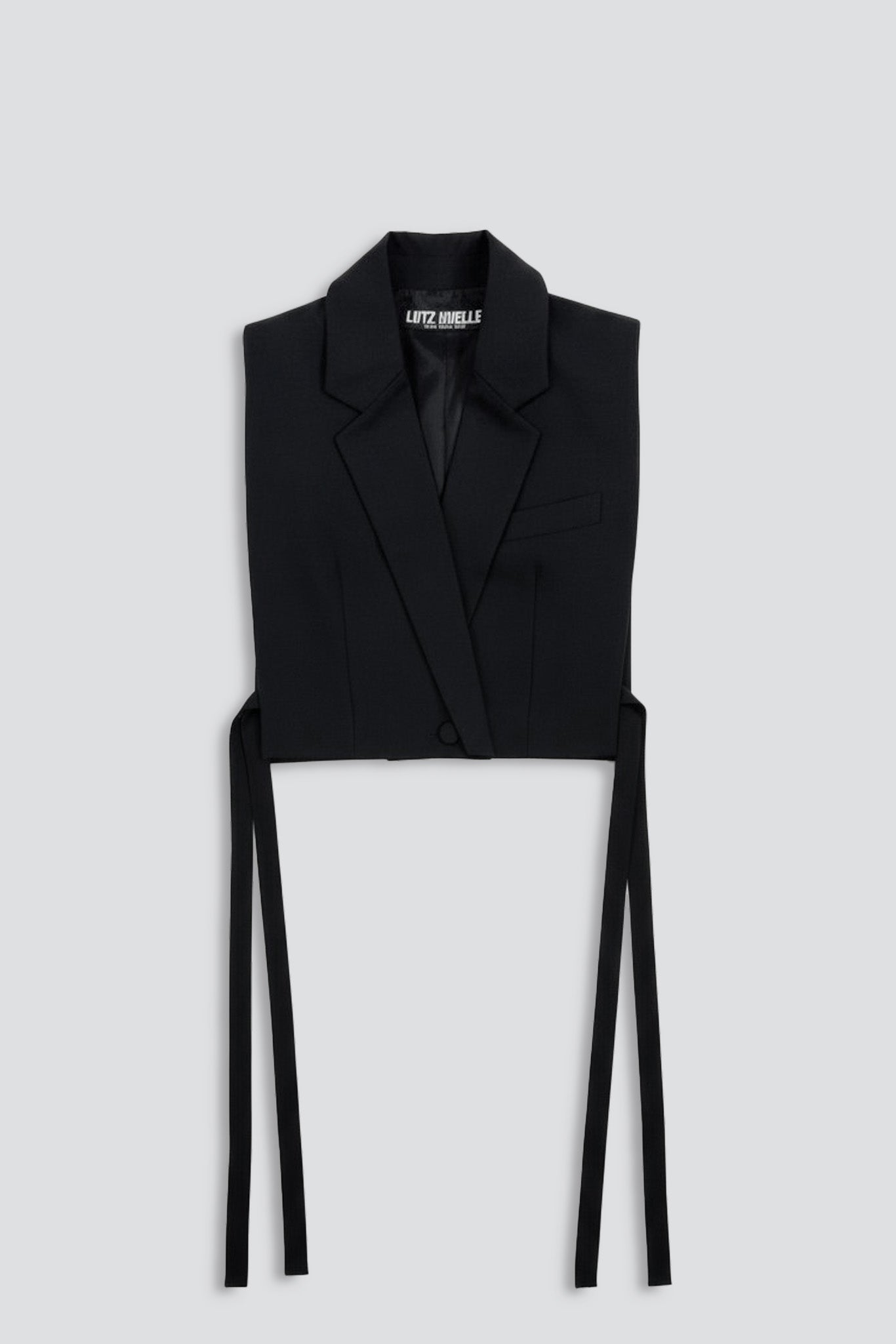 Black Section Vest