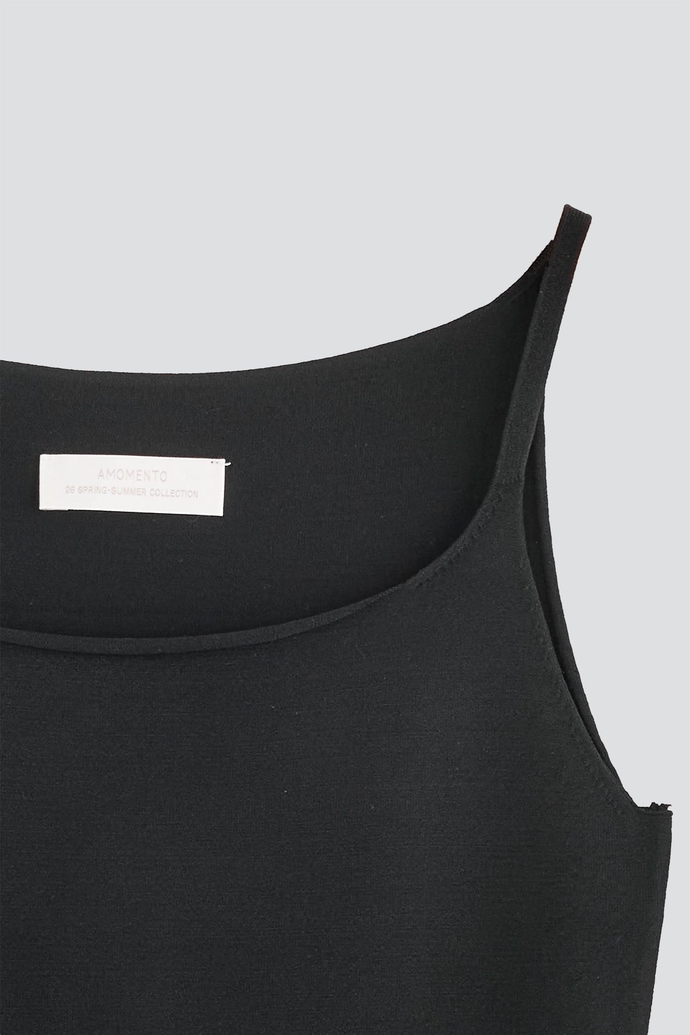 Black Sleeveless Knit Top