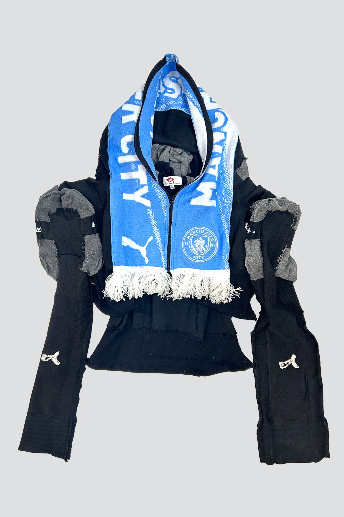 Black Sockscarf Hoodie Original - Alyssa Marie Groeneveld