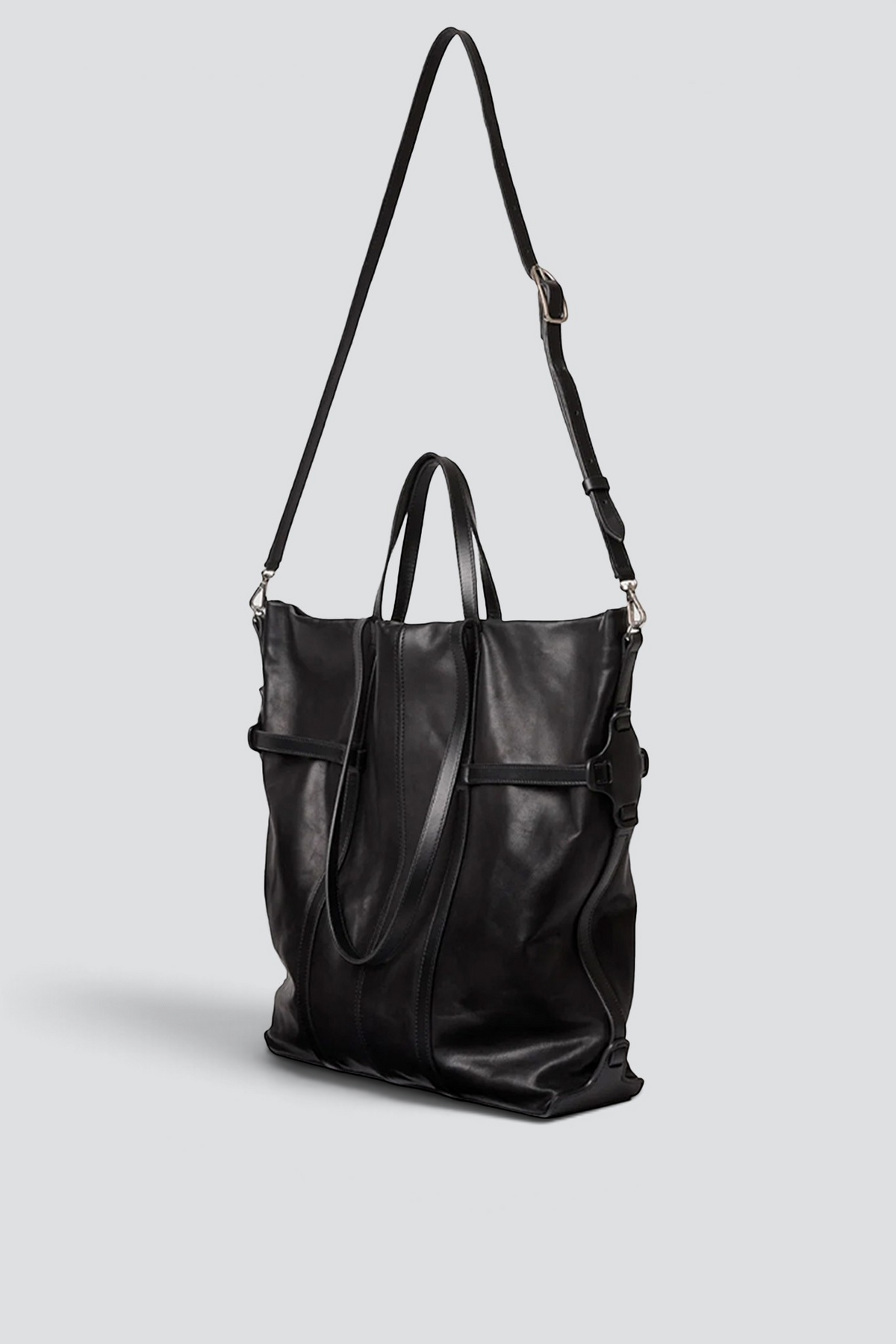 Black Soft Tote Bag