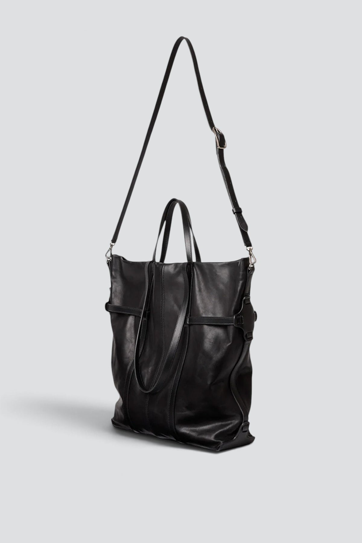 Black Soft Tote Bag