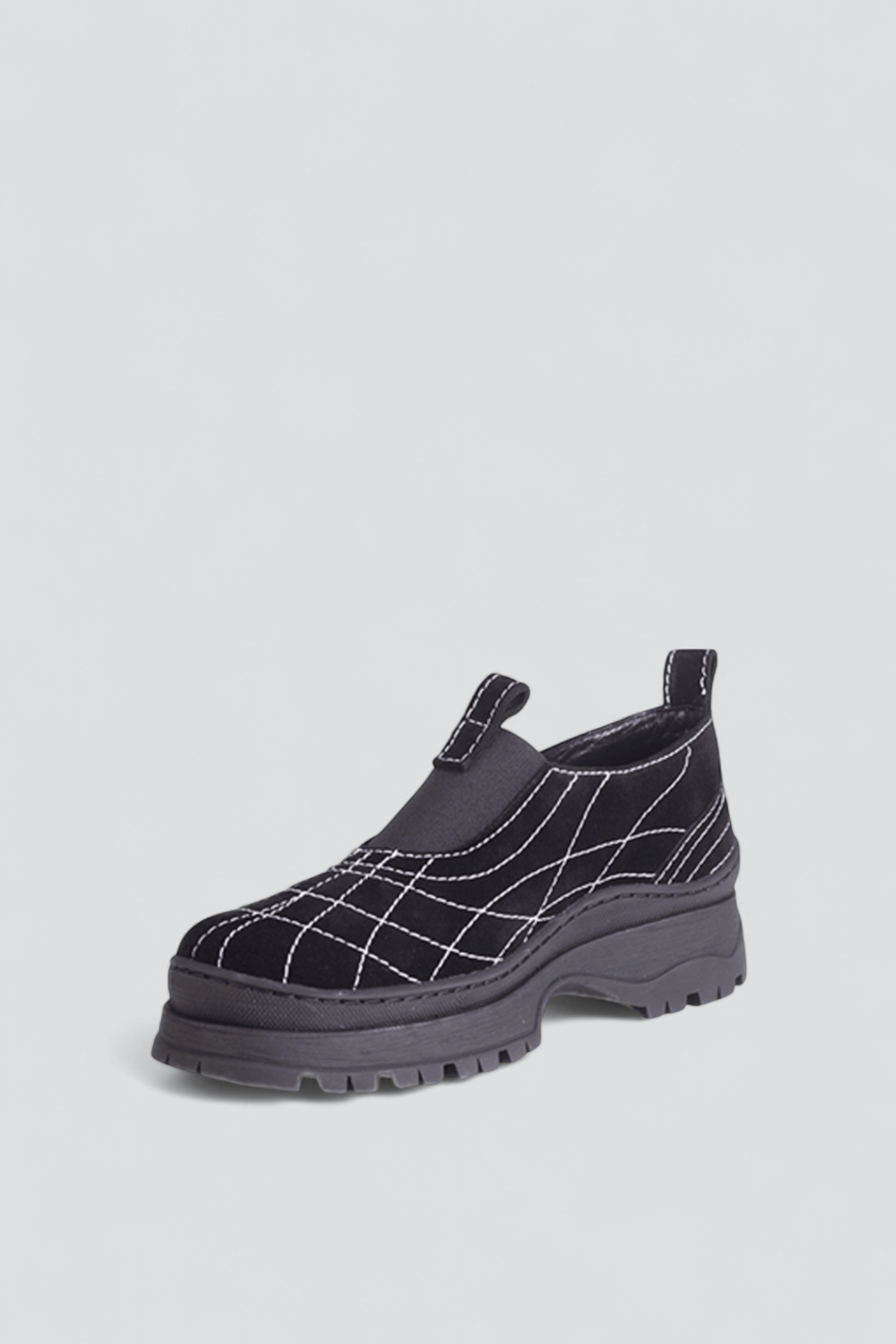 Black Suede Sacha Slip On