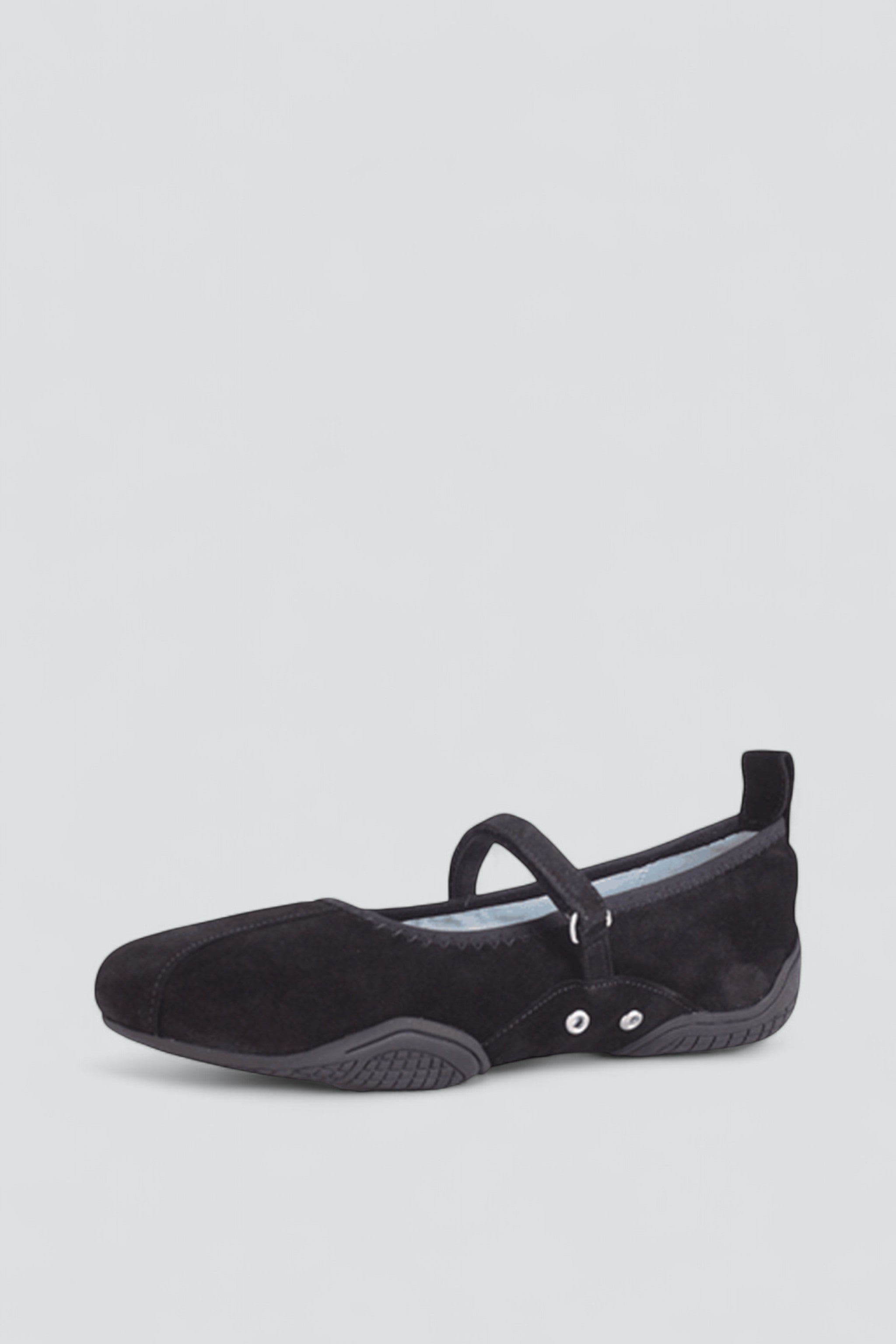 Black Suede Sophie Ballet Sneaker