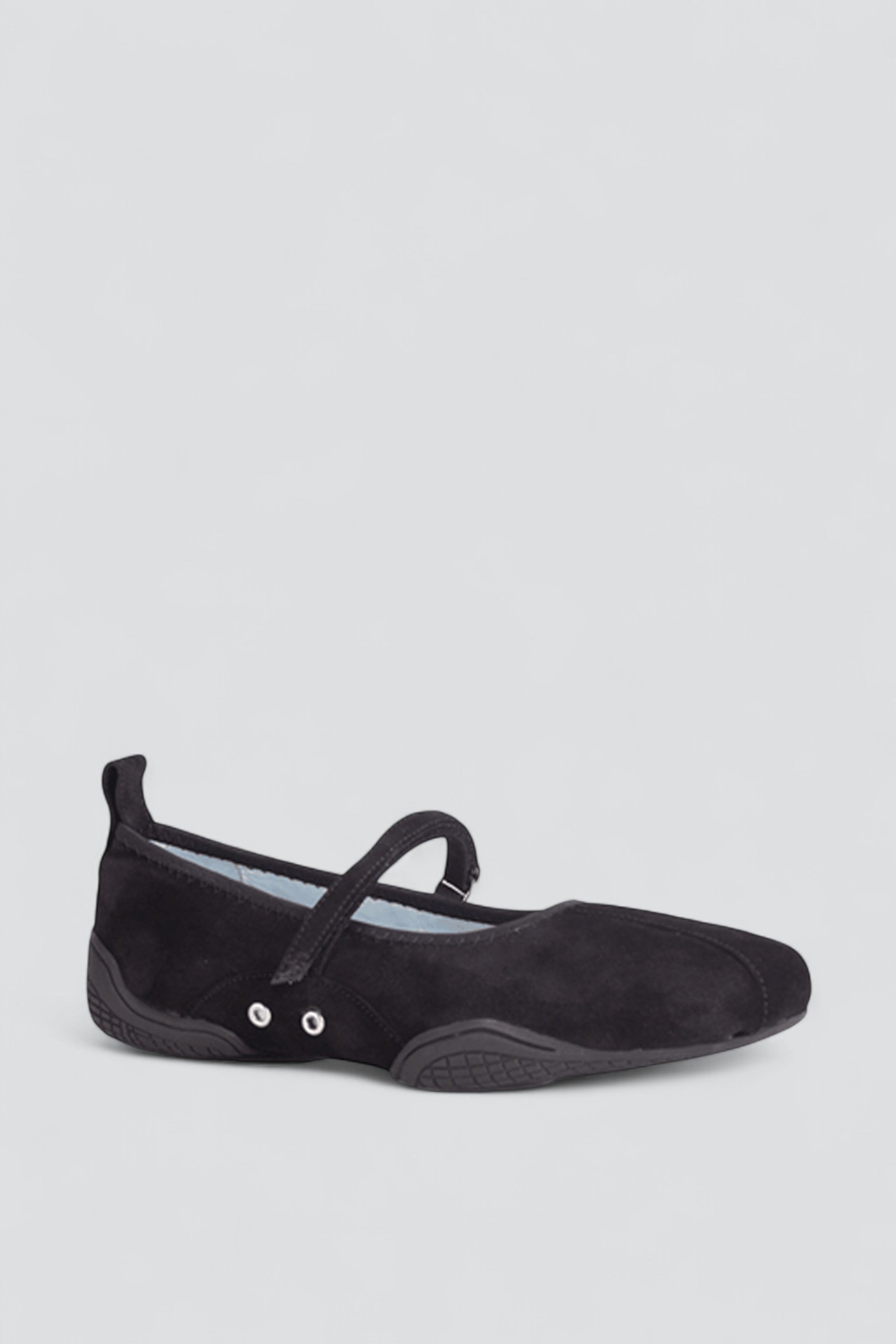 Black Suede Sophie Ballet Sneaker