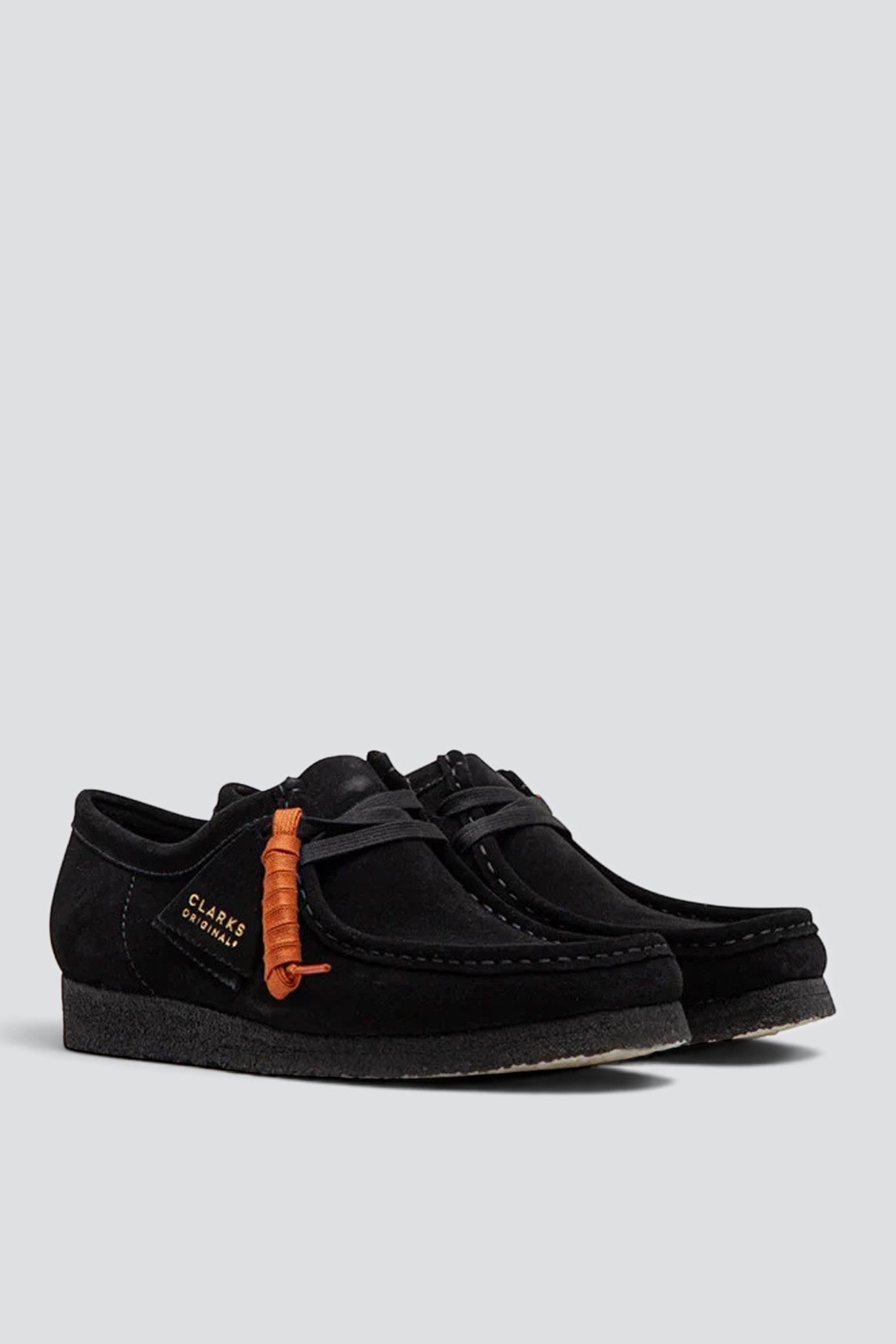 Black Suede Wallabee