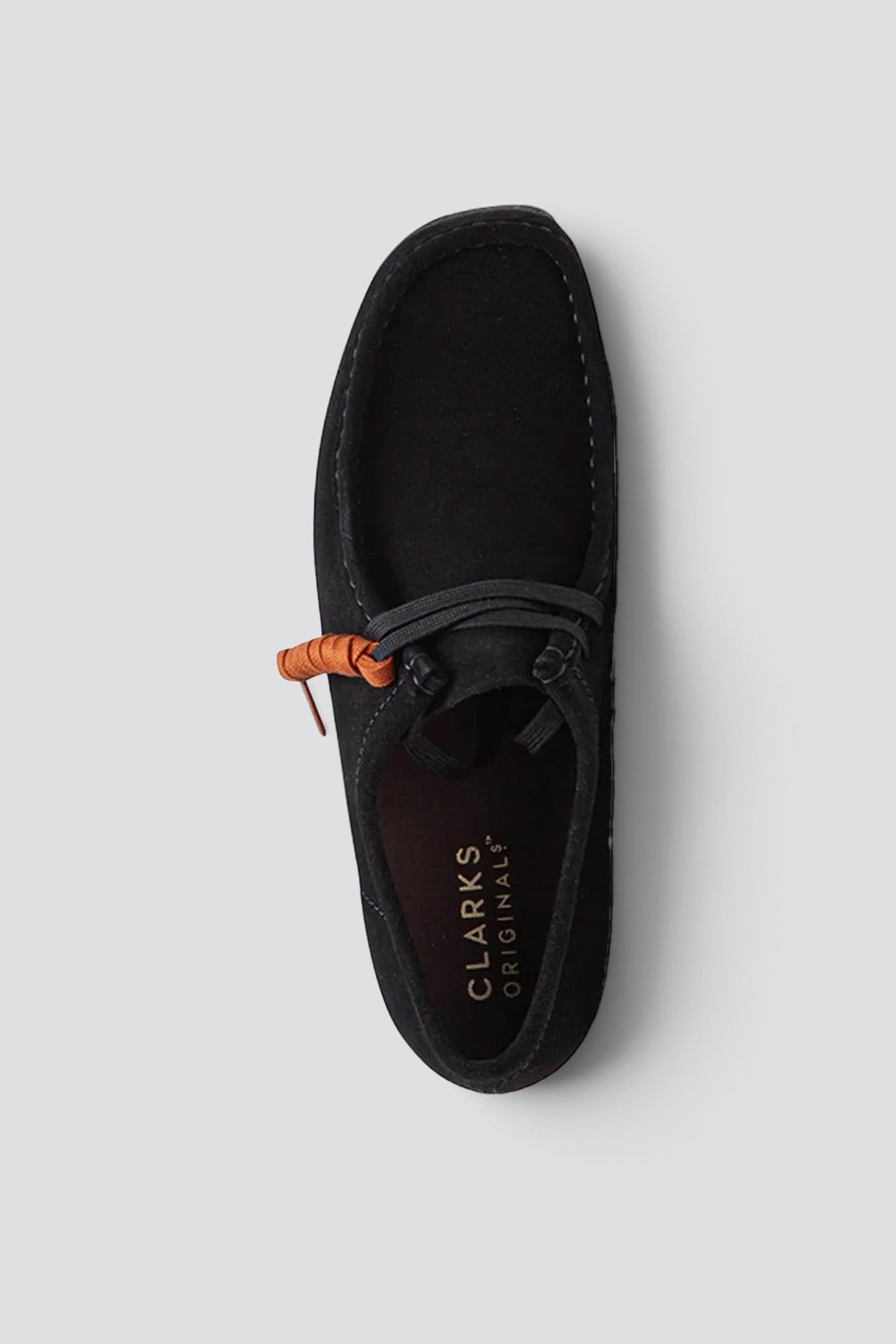 Black Suede Wallabee