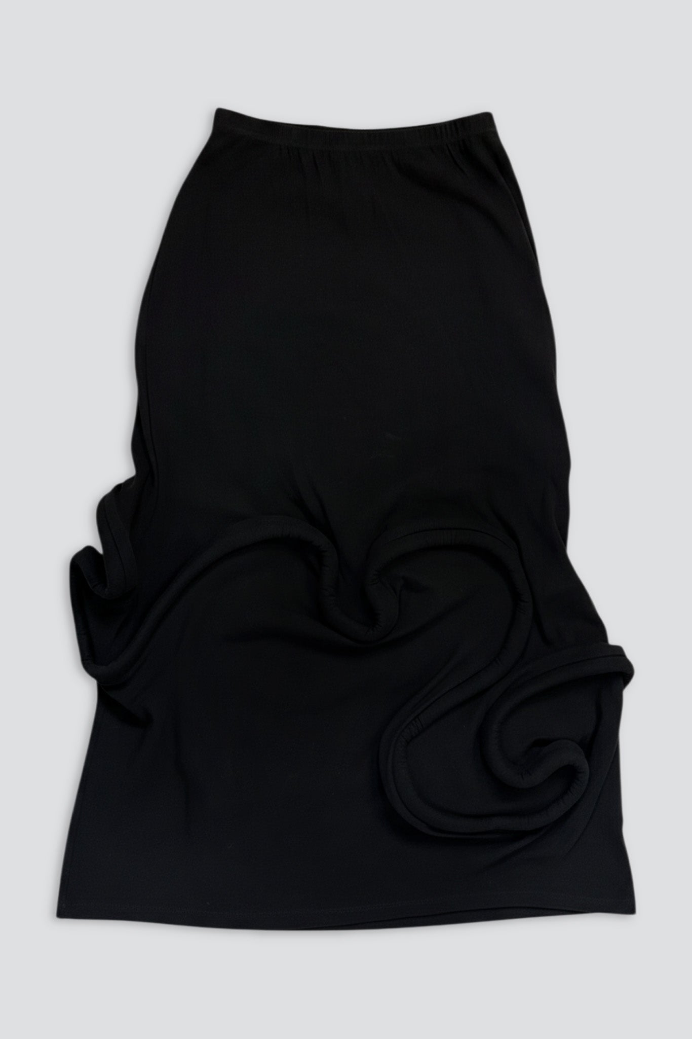 Black Swirly Skirt
