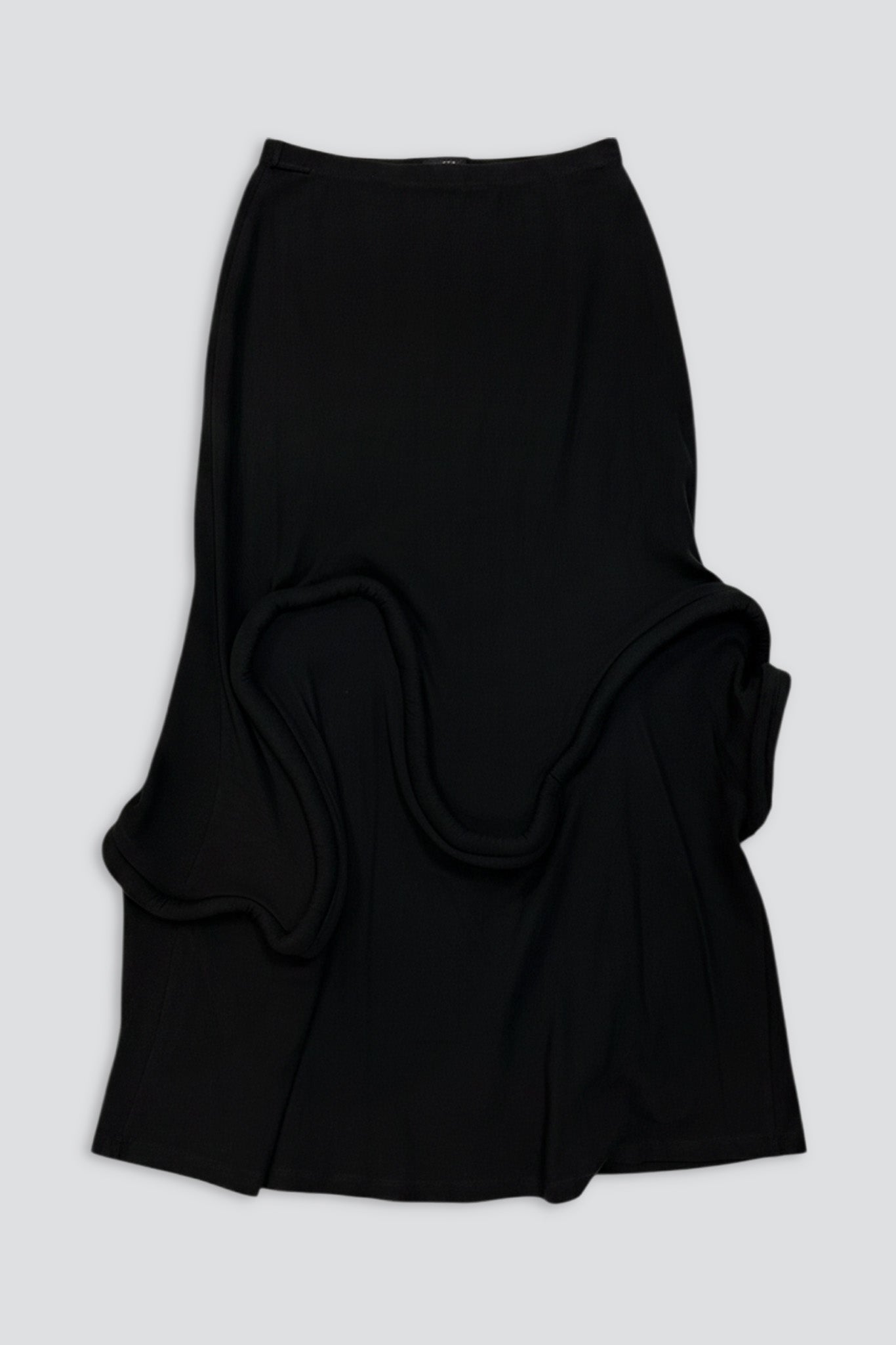 Black Swirly Skirt