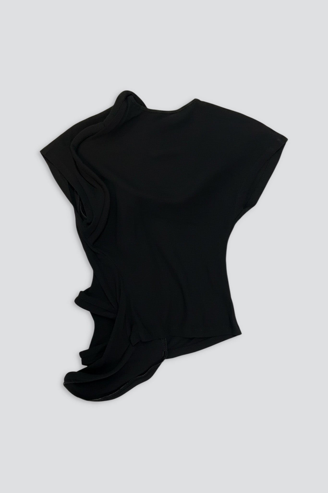 Black Swirly Top
