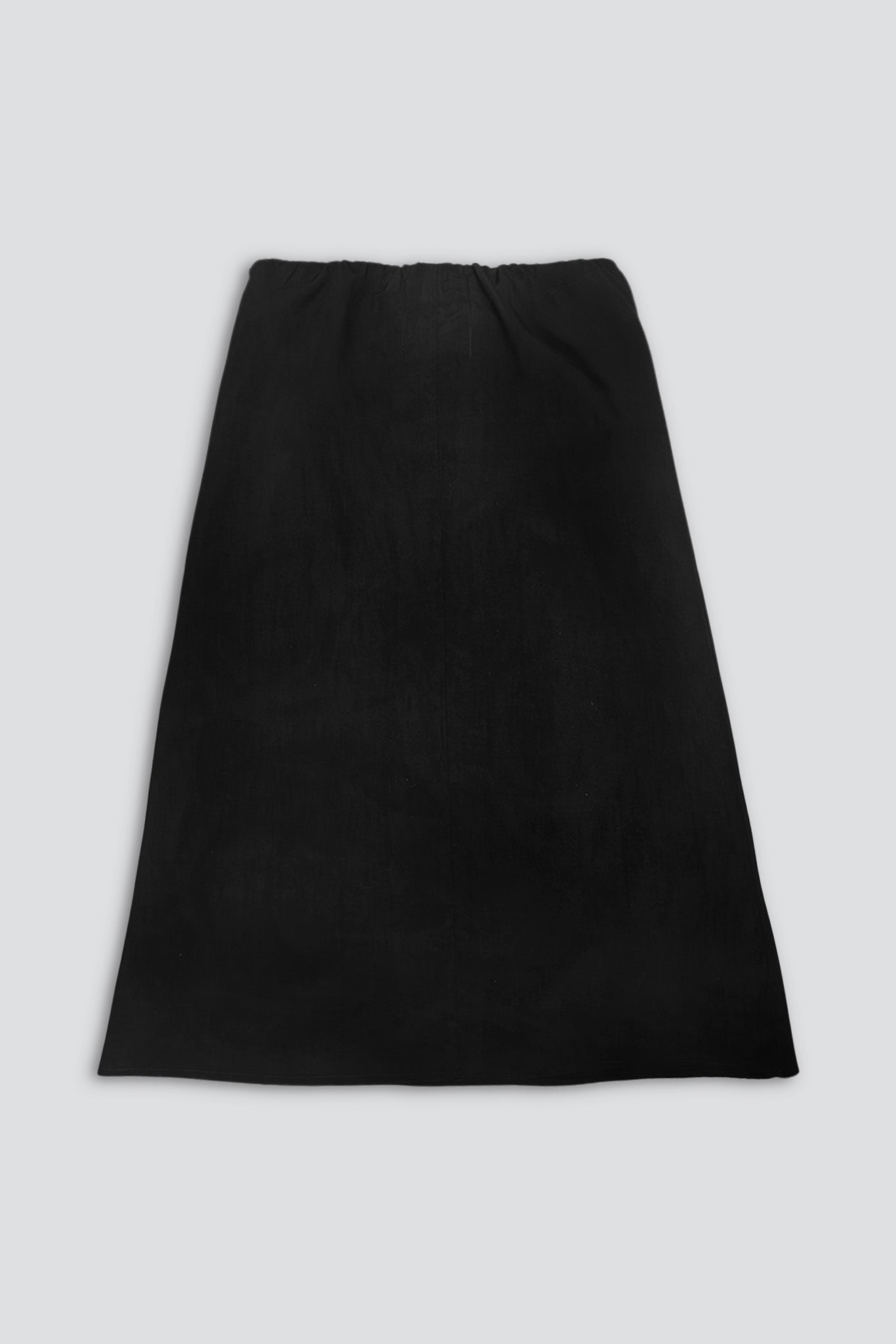 Black Taslan Knot Skirt