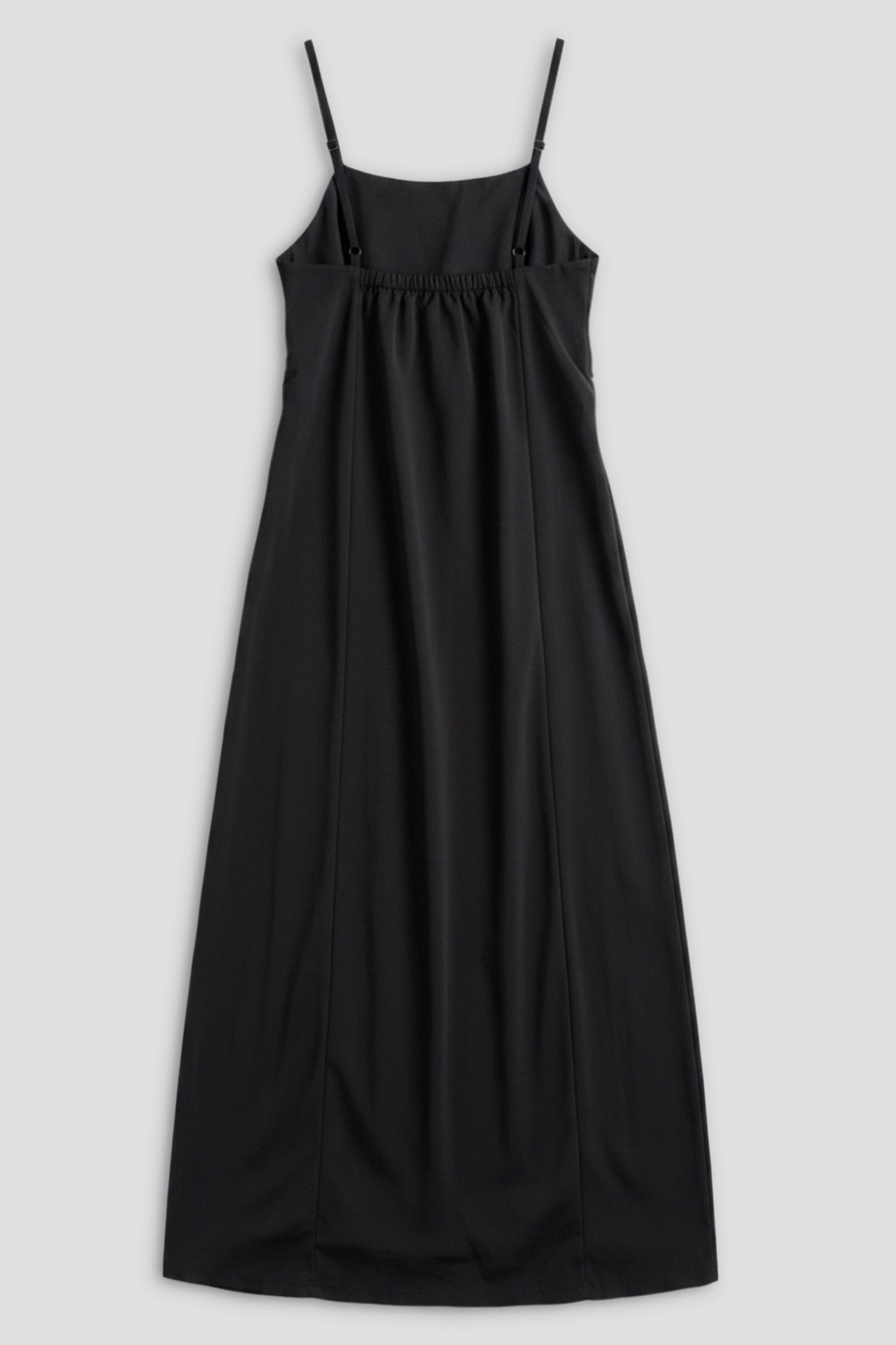 Black Taslan Long Dress Black Taslan Long Dress