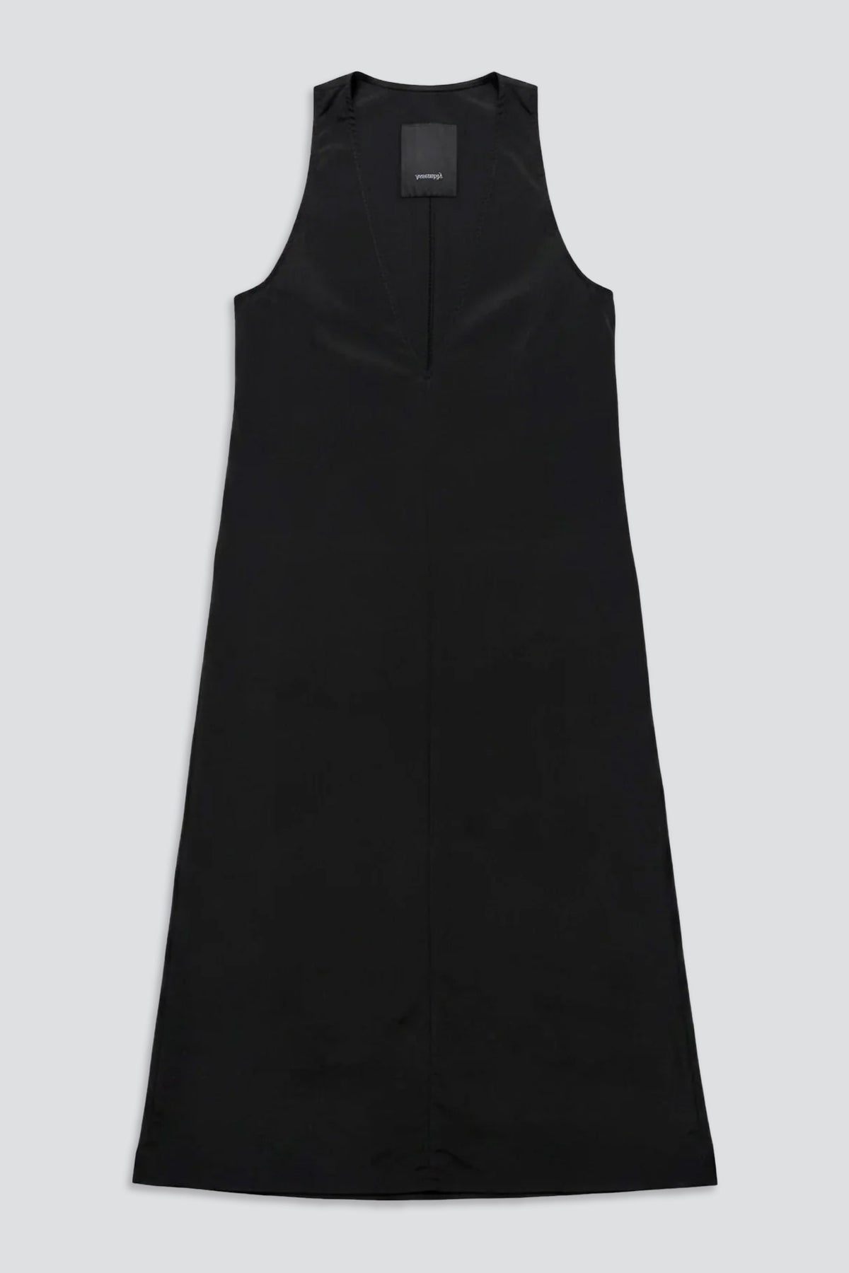 Black Suiting Trapeze Dress